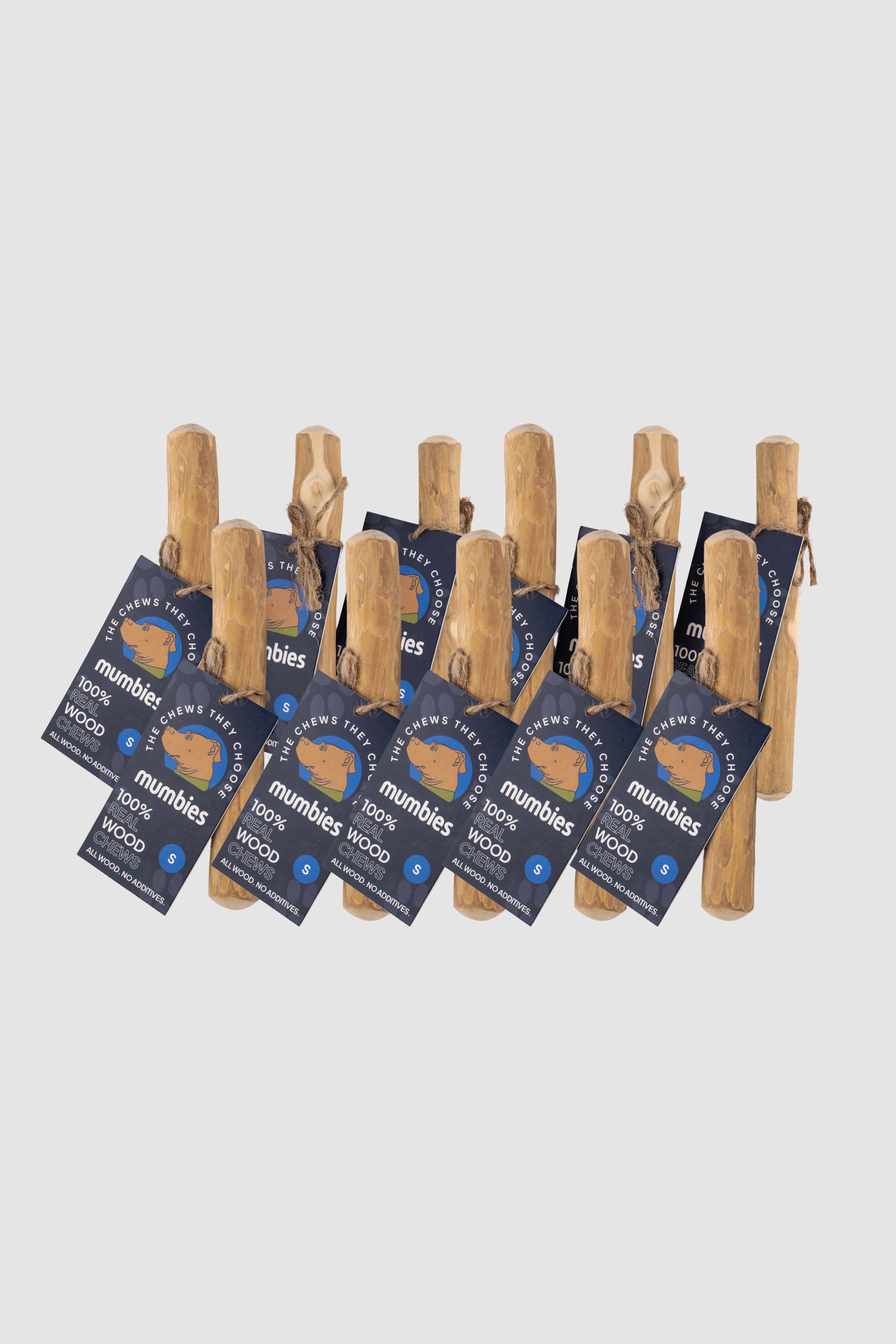 Mumbies Coffee Tree Wood Chew – Safe, Splinter-Resistant Natural Dog Chew