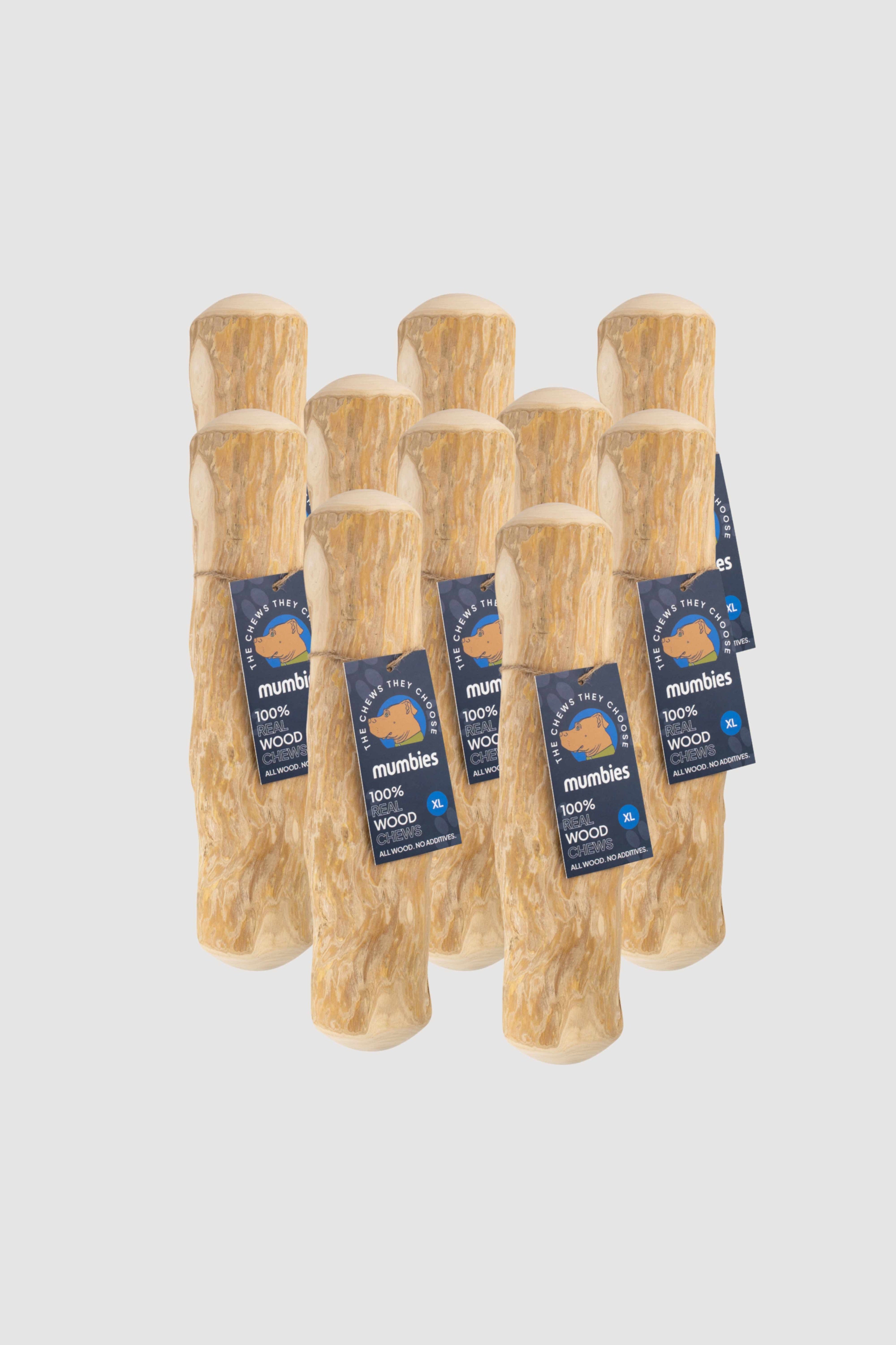 Mumbies Coffee Tree Wood Chew – Safe, Splinter-Resistant Natural Dog Chew