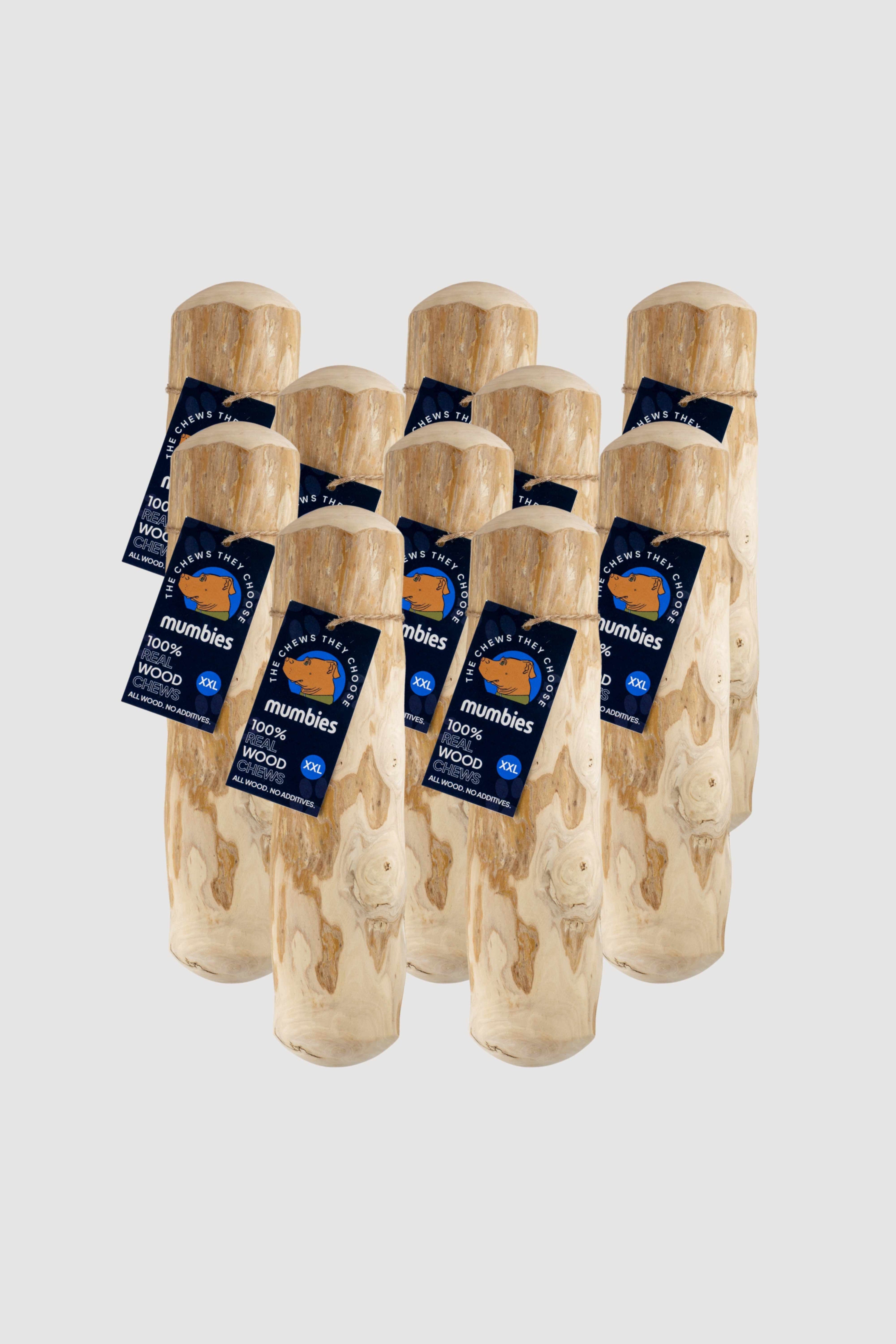 Mumbies Coffee Tree Wood Chew – Safe, Splinter-Resistant Natural Dog Chew