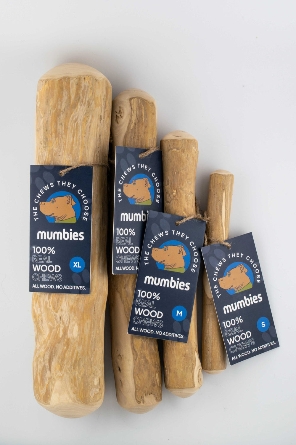 Mumbies Coffee Tree Wood Chew – Safe, Splinter-Resistant Natural Dog Chew