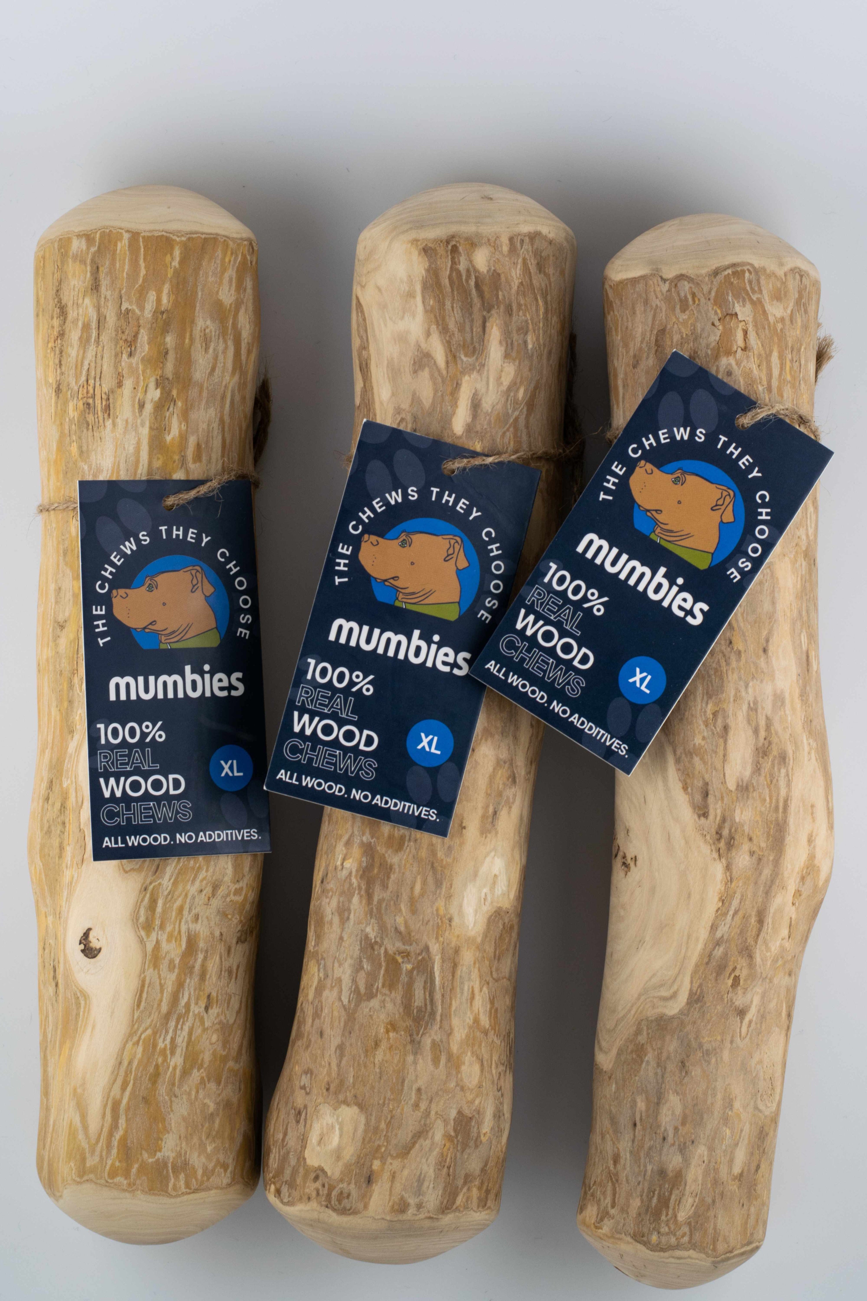 Mumbies Coffee Tree Wood Chew – Safe, Splinter-Resistant Natural Dog Chew