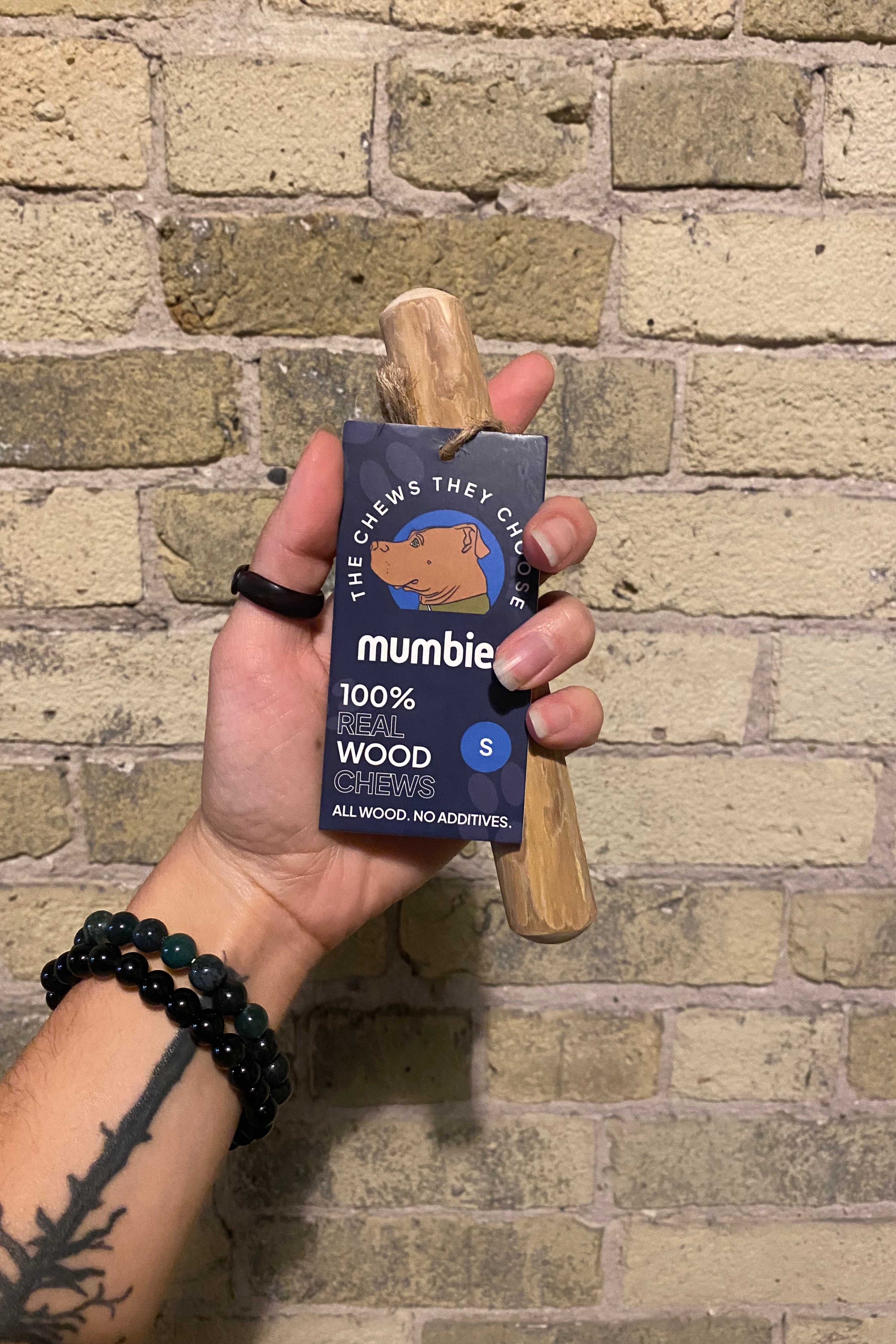 Mumbies Coffee Tree Wood Chew – Safe, Splinter-Resistant Natural Dog Chew