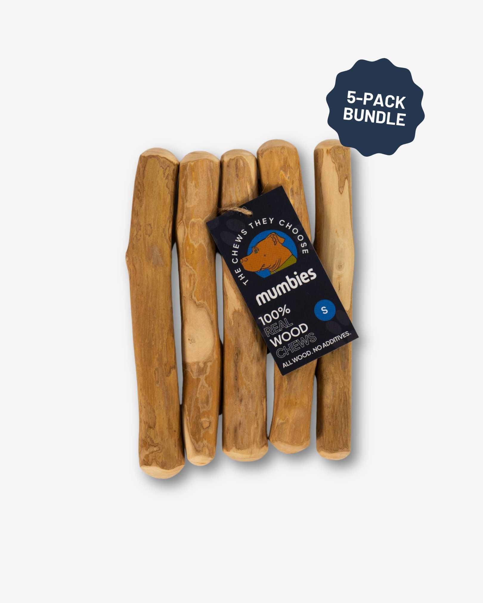 Mumbies Coffee Tree Wood Chew – Safe, Splinter-Resistant Natural Dog Chew