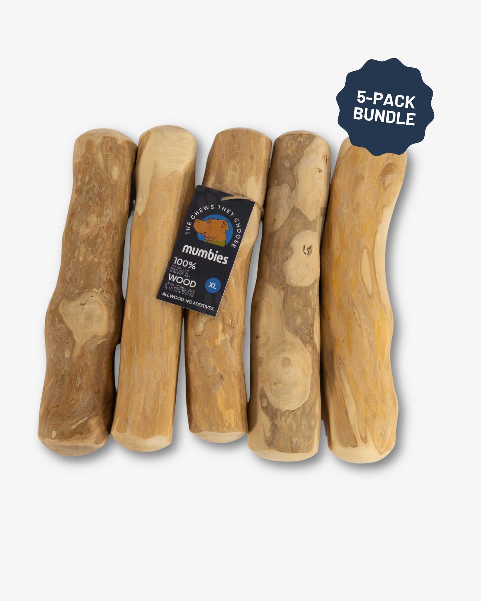 Mumbies Coffee Tree Wood Chew – Safe, Splinter-Resistant Natural Dog Chew