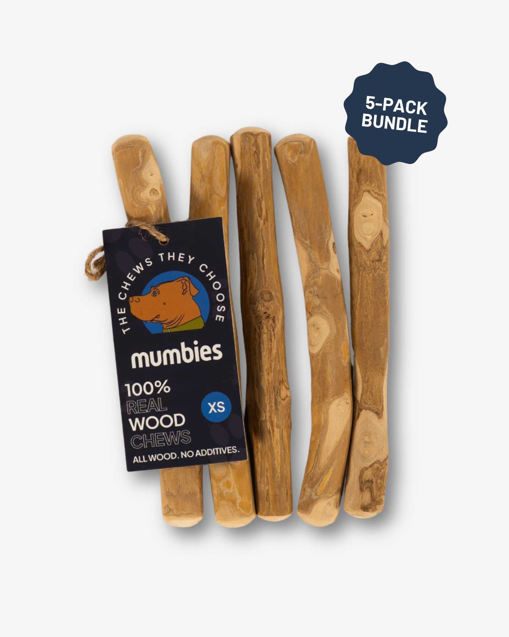 Mumbies Coffee Tree Wood Chew – Safe, Splinter-Resistant Natural Dog Chew