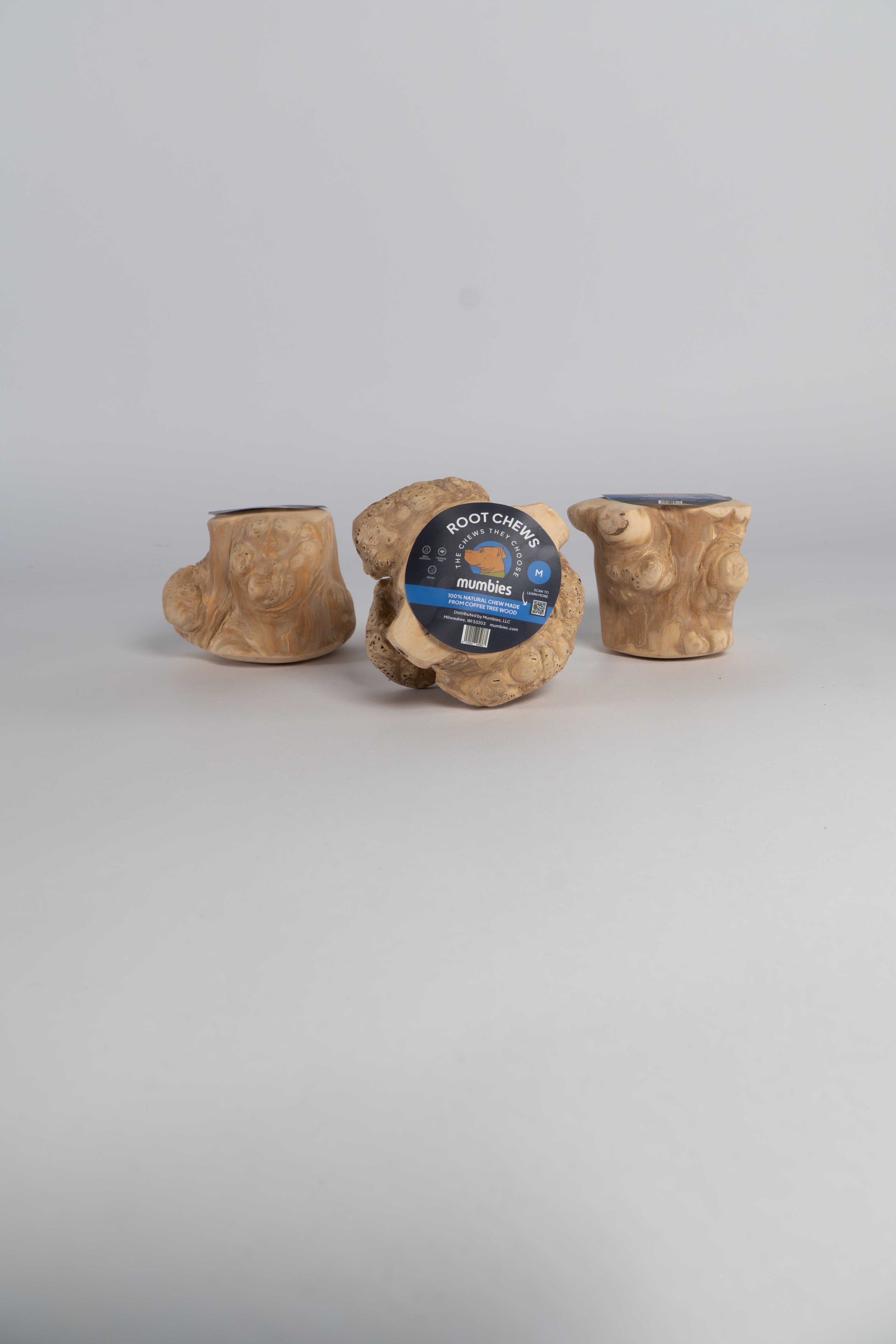 Mumbies Coffee Wood Root Chews for Dogs – Long-Lasting Natural Chew
