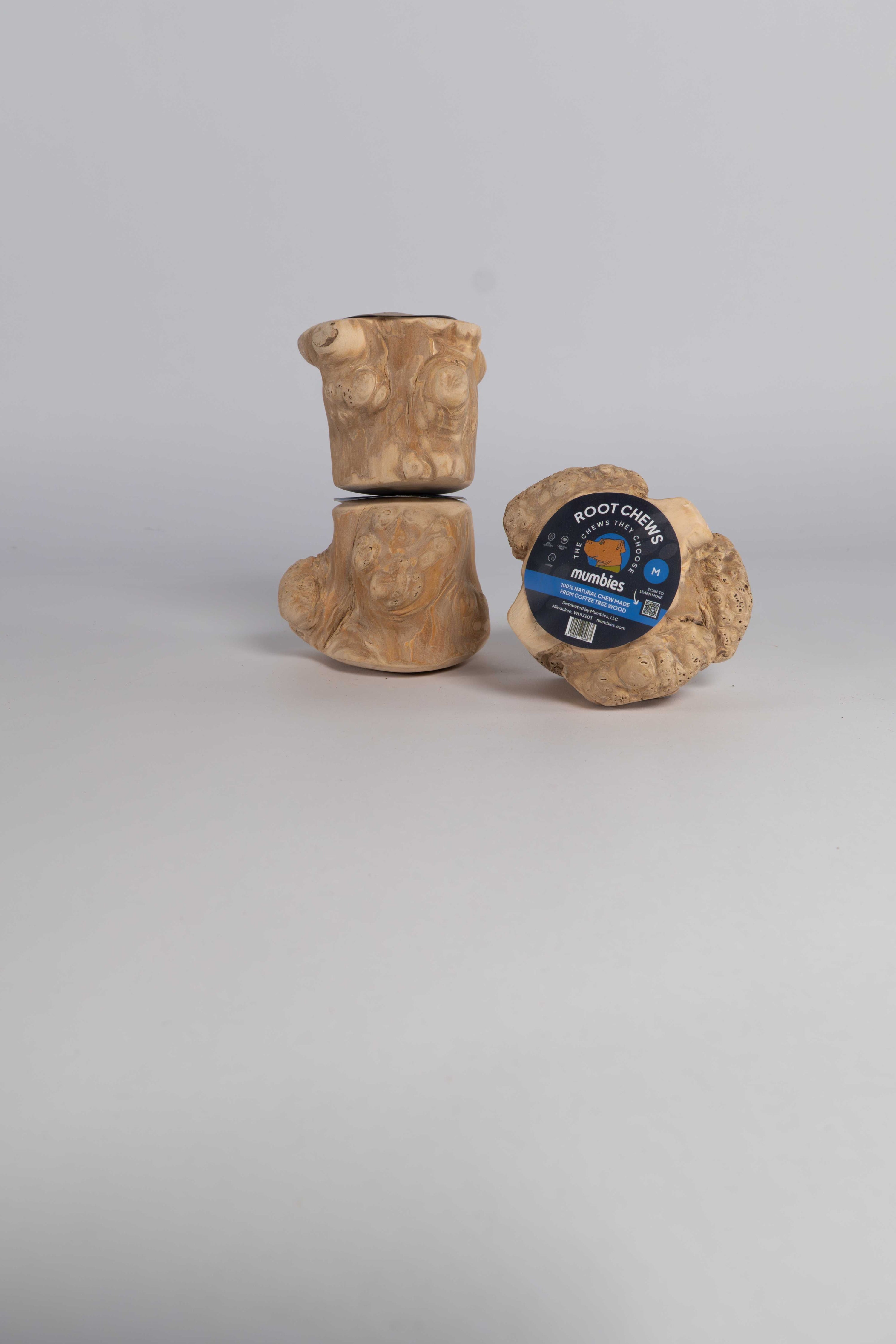 Mumbies Coffee Wood Root Chews for Dogs – Long-Lasting Natural Chew