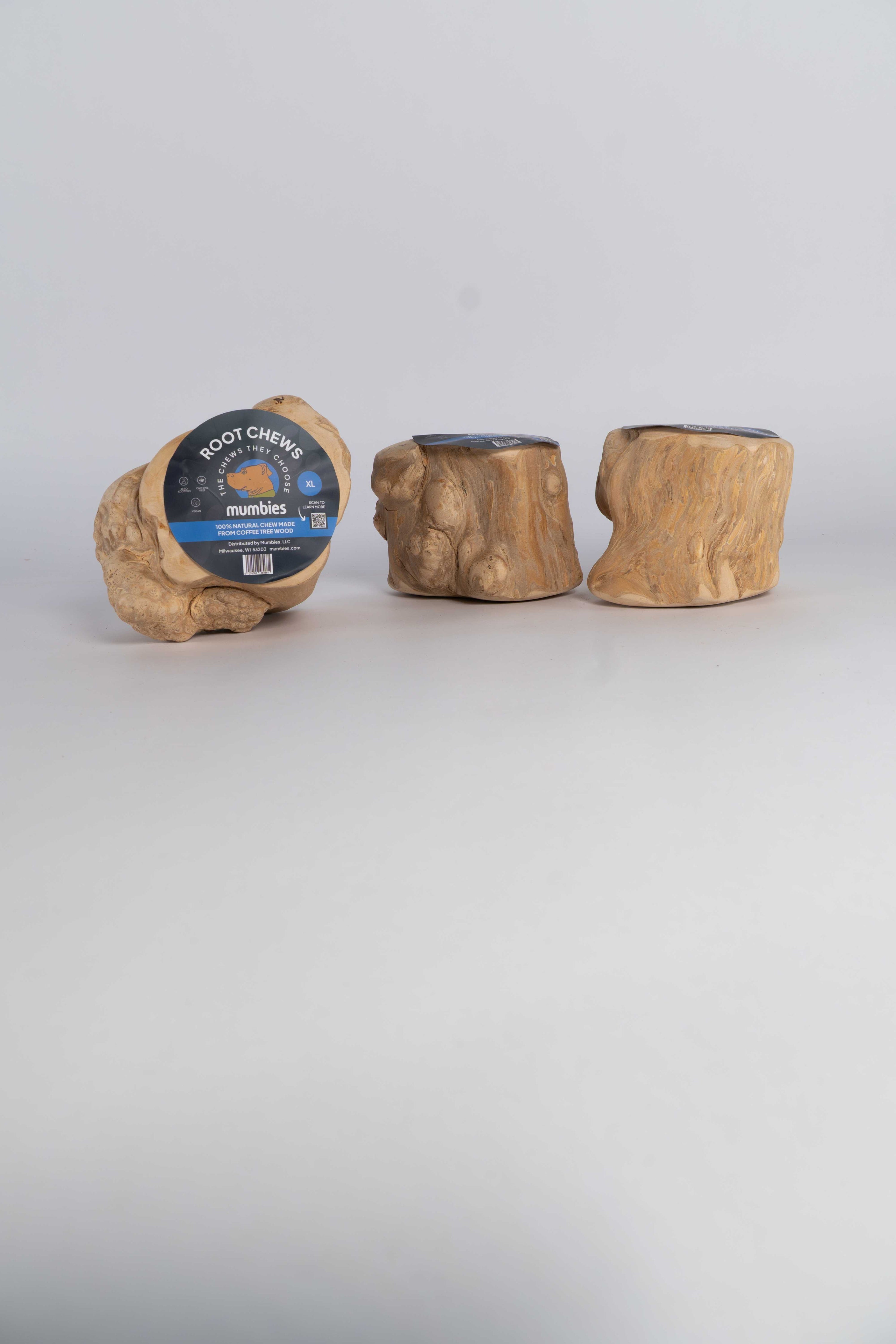 Mumbies Coffee Wood Root Chews for Dogs – Long-Lasting Natural Chew