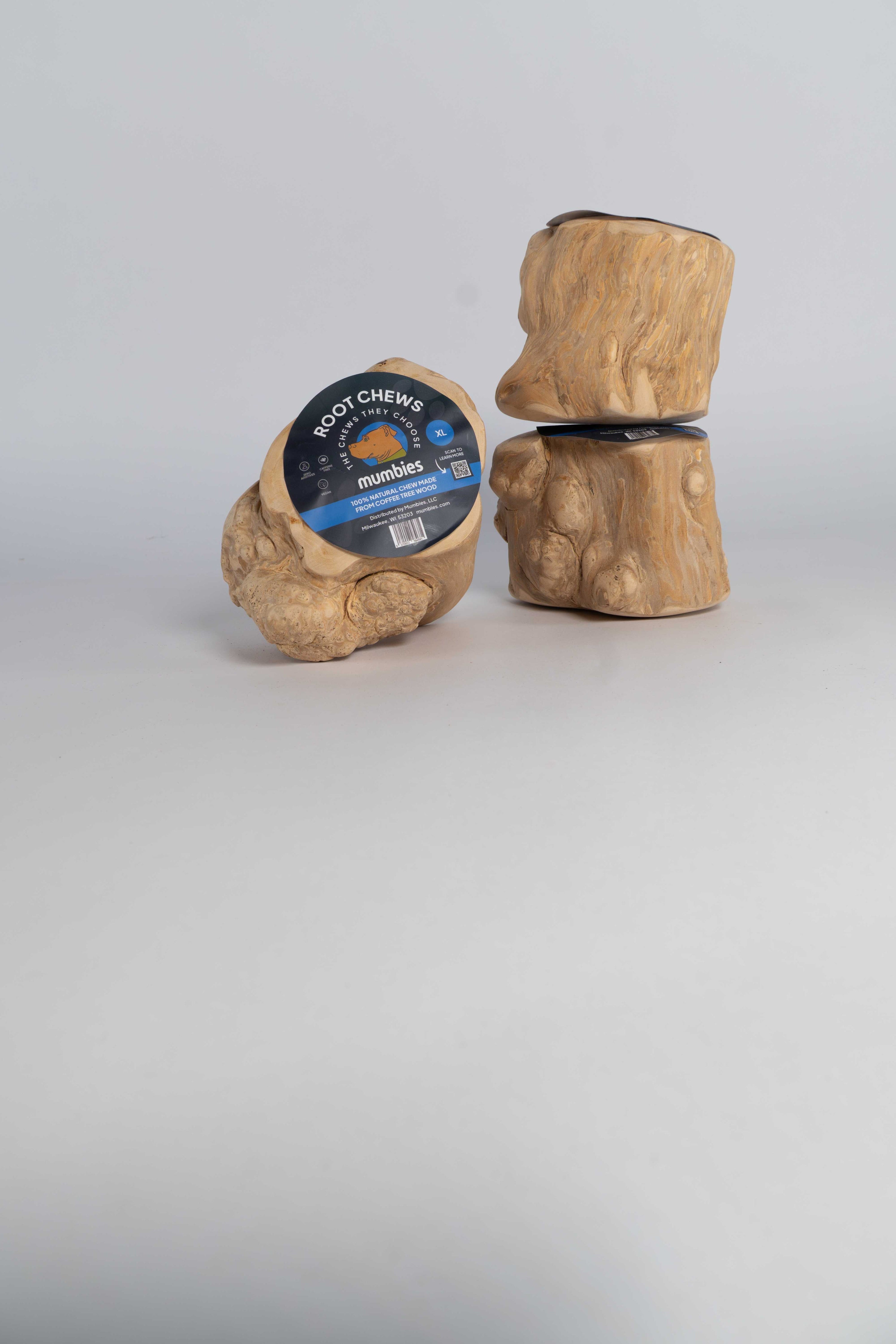 Mumbies Coffee Wood Root Chews for Dogs – Long-Lasting Natural Chew