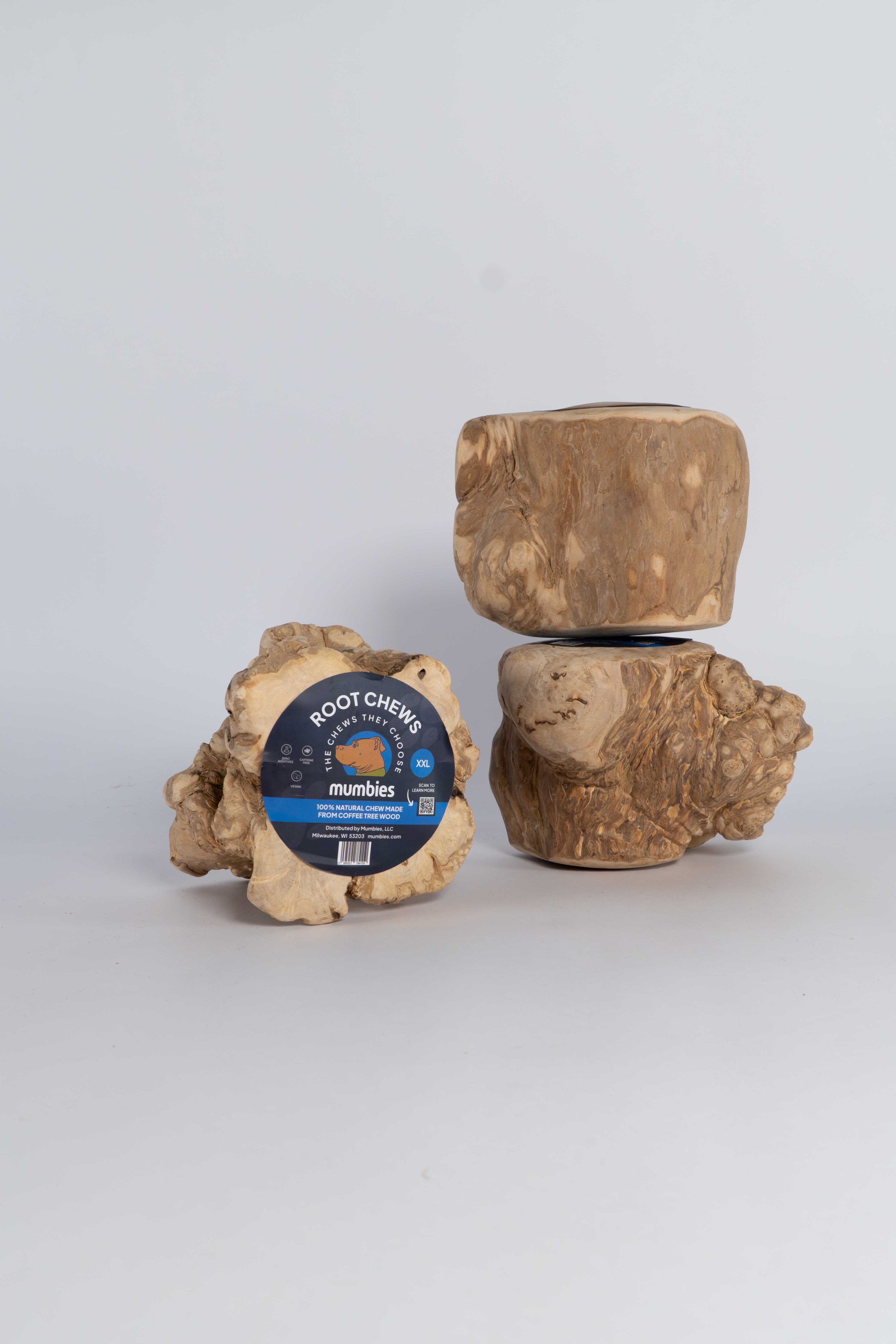 Mumbies Coffee Wood Root Chews for Dogs – Long-Lasting Natural Chew