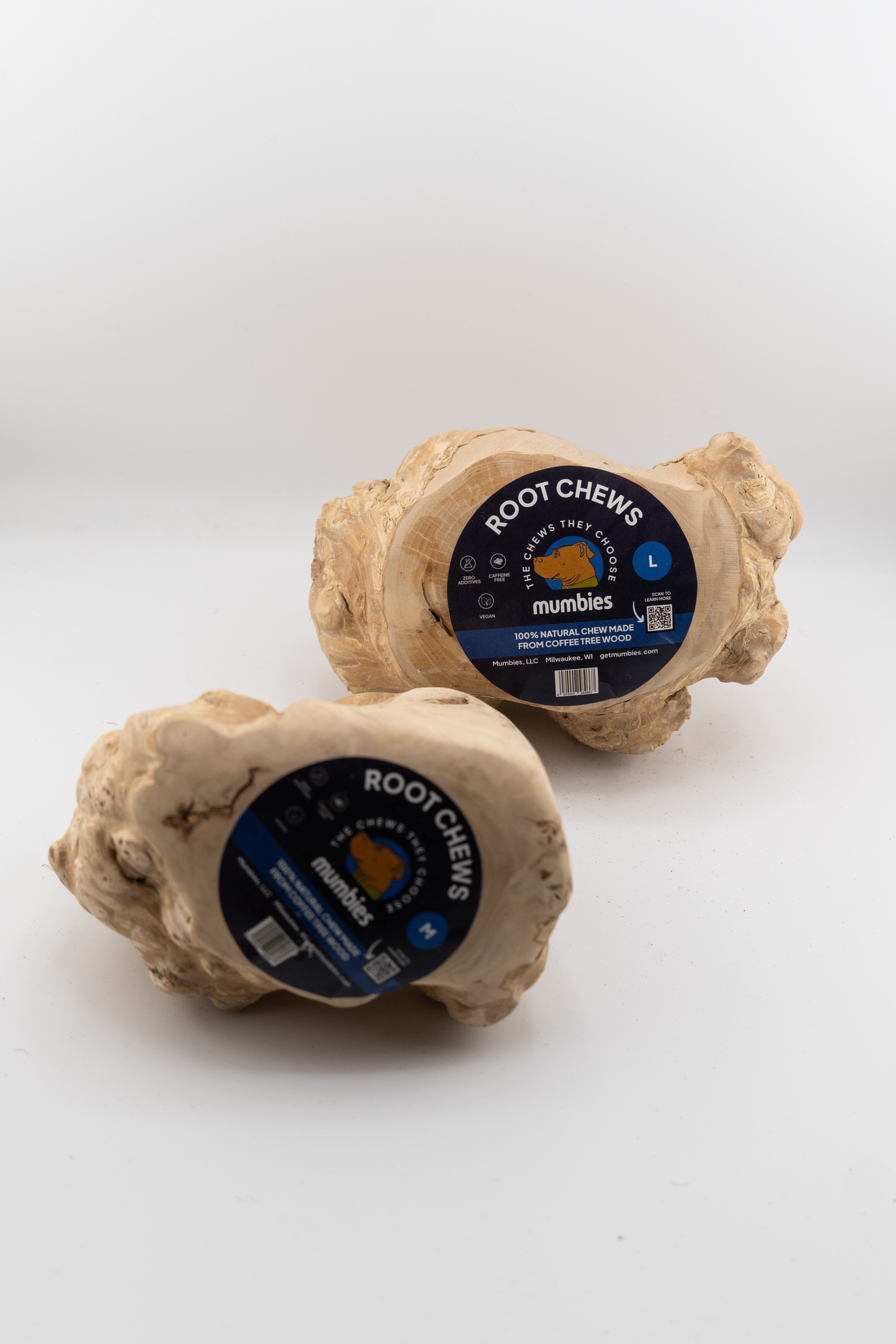 Mumbies Coffee Wood Root Chews for Dogs – Long-Lasting Natural Chew