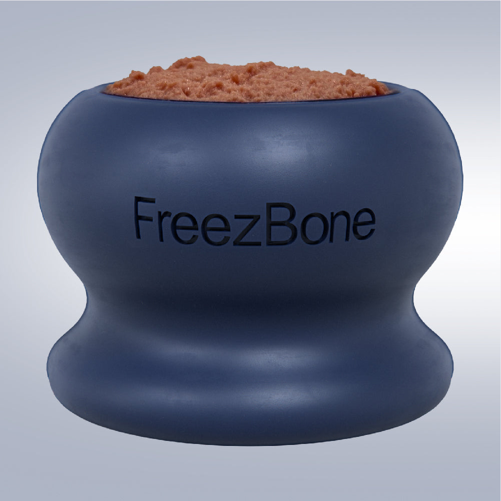 Freezball – Durable Fillable Dog Chew Bone & Freezable Enrichment Toy