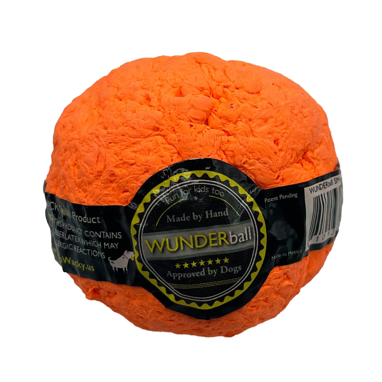 WUNDERball Natural Rubber Dog Ball – Durable Fetch Toy for Aggressive Chewers & Water Play