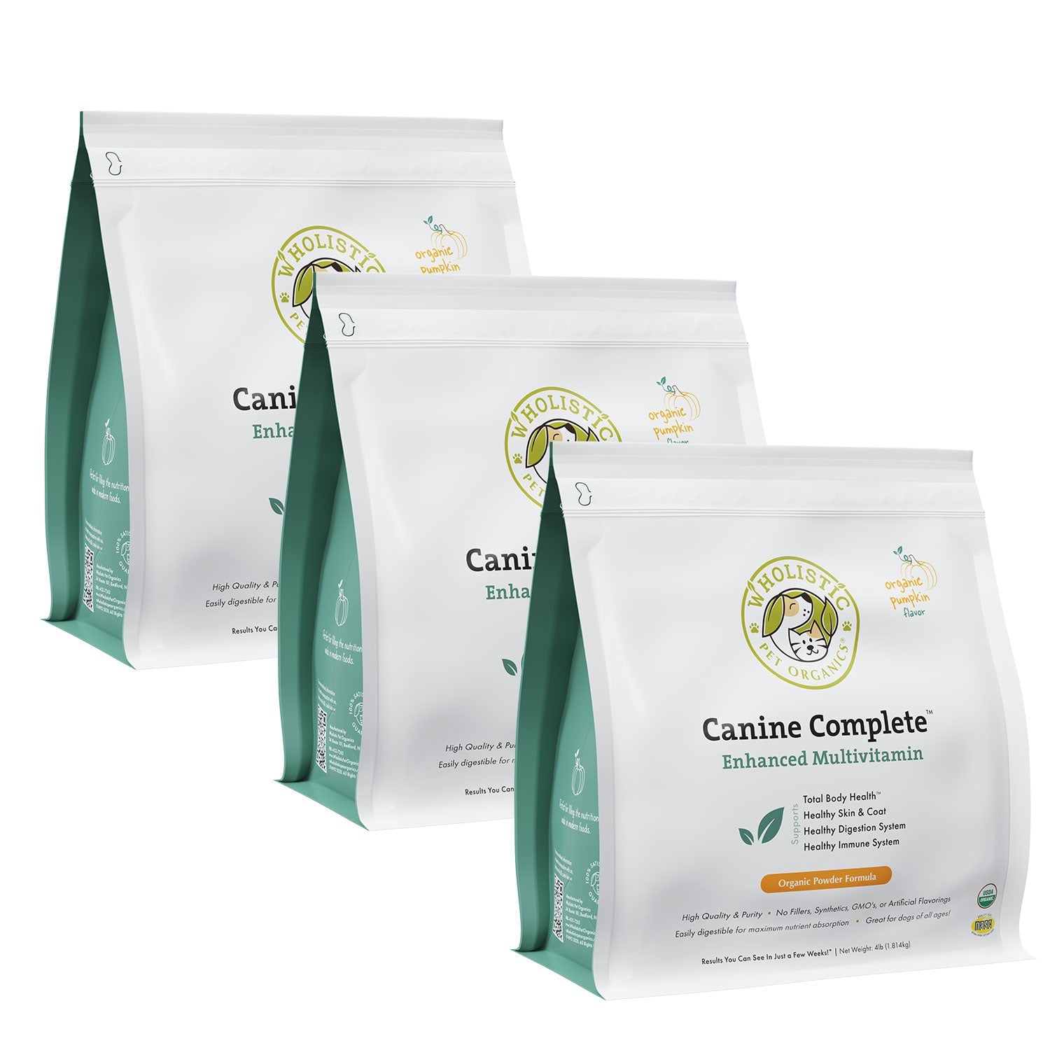 Wholistic Pet Organics Canine Complete™ – All-in-One Superfood Supplement for Dogs