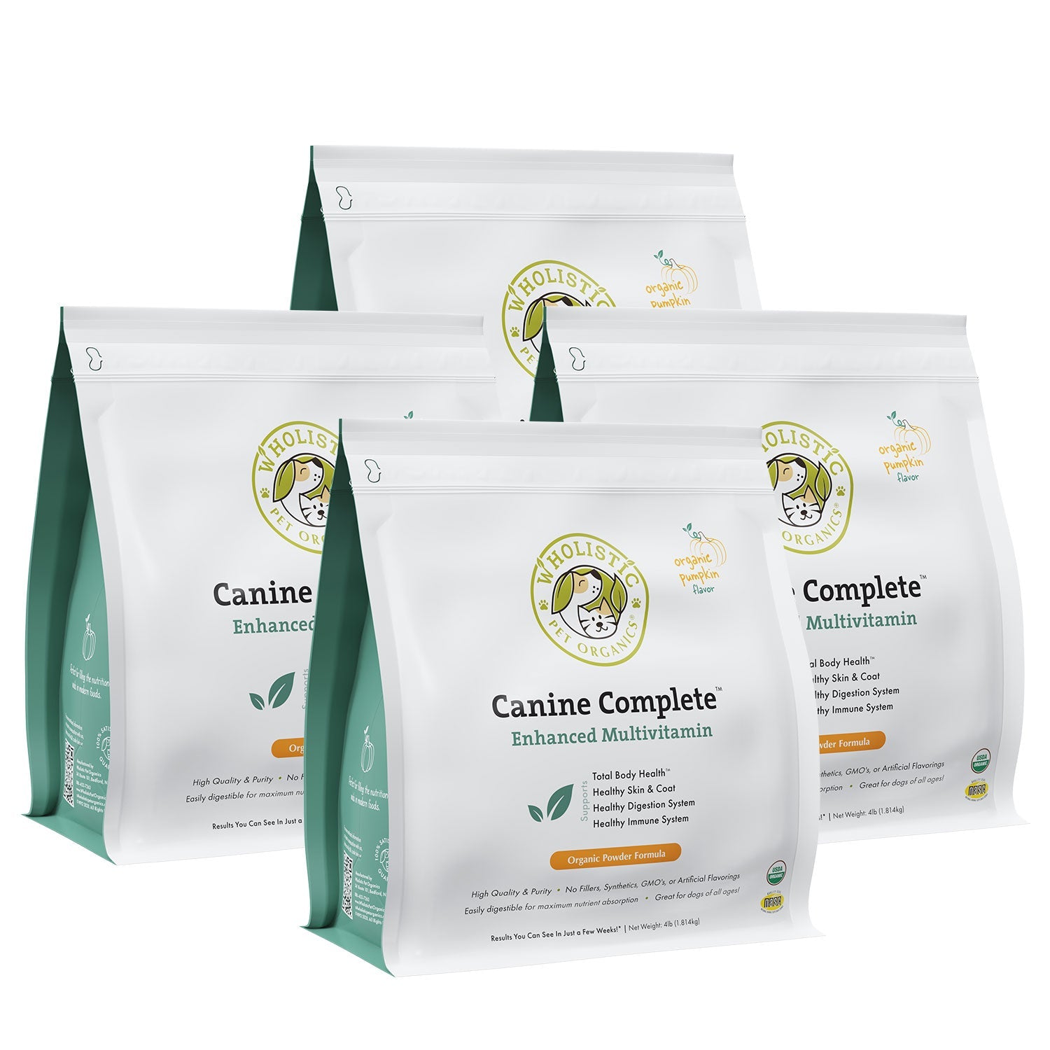 Wholistic Pet Organics Canine Complete™ – All-in-One Superfood Supplement for Dogs
