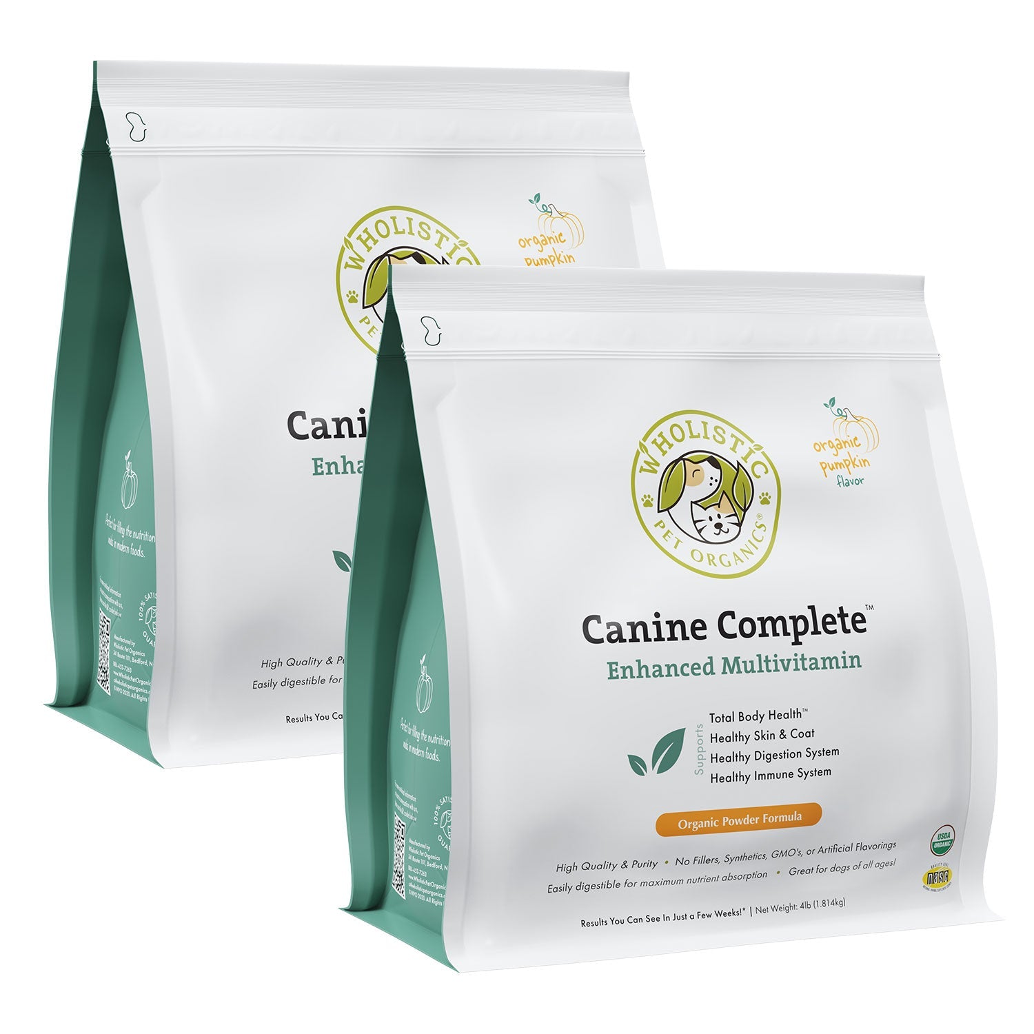 Wholistic Pet Organics Canine Complete™ – All-in-One Superfood Supplement for Dogs