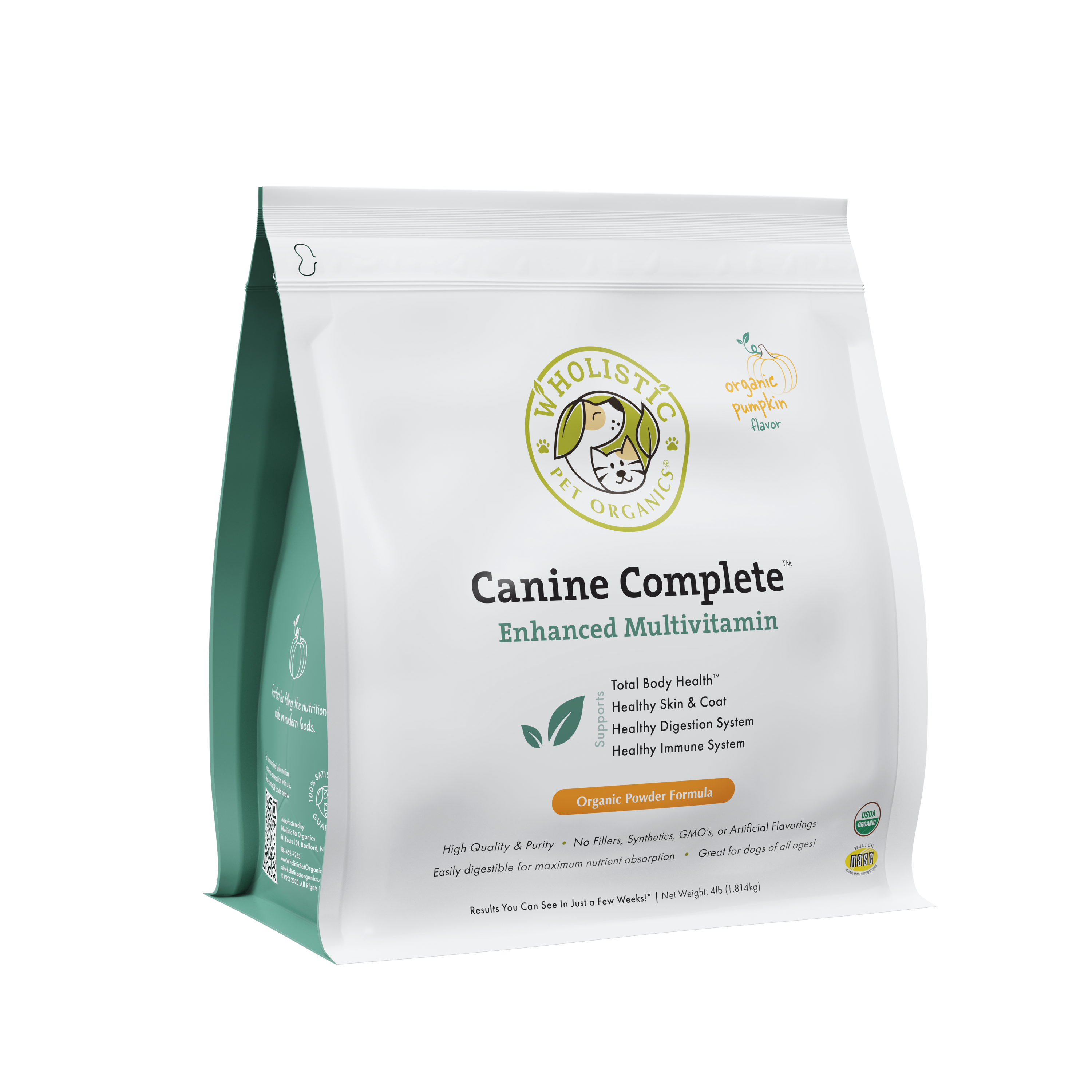 Wholistic Pet Organics Canine Complete™ – All-in-One Superfood Supplement for Dogs