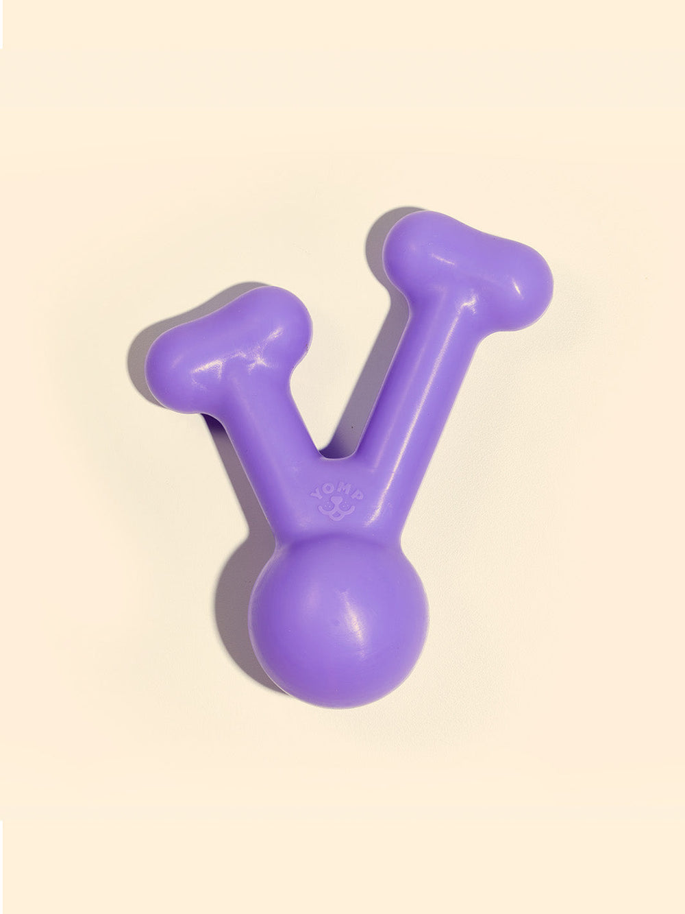 Yomp FunnyBone Dog Toy – Durable Silicone Chew & Tug Toy with GnawRight™ Texture