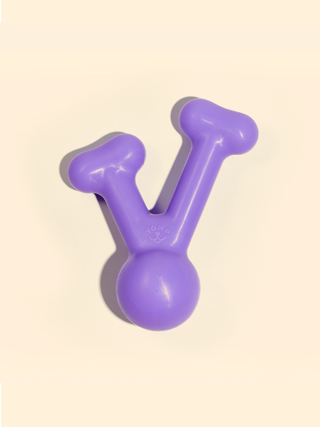 Yomp FunnyBone Dog Toy – Durable Silicone Chew & Tug Toy with GnawRight™ Texture