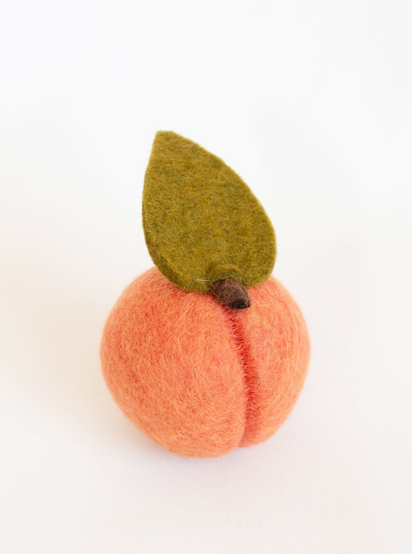MB Wool Peach Dog Toy – 100% Natural Wool