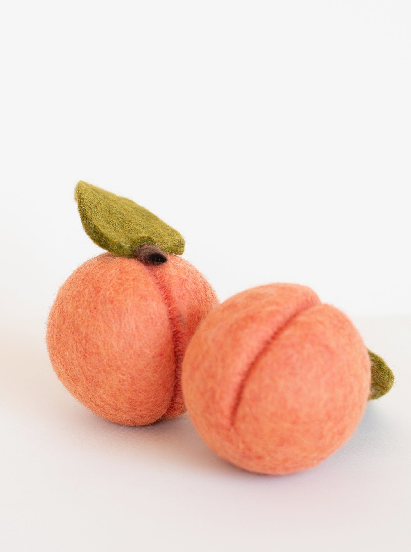 MB Wool Peach Dog Toy – 100% Natural Wool