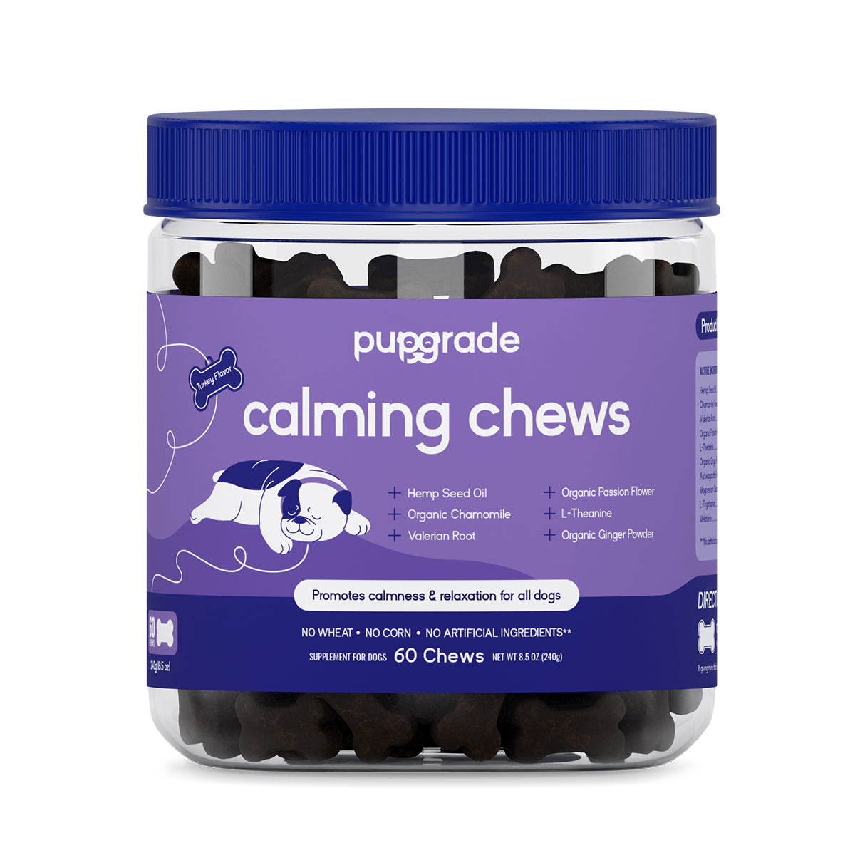 PupGrade Calming Chews for Dogs – Natural Anxiety & Stress Relief
