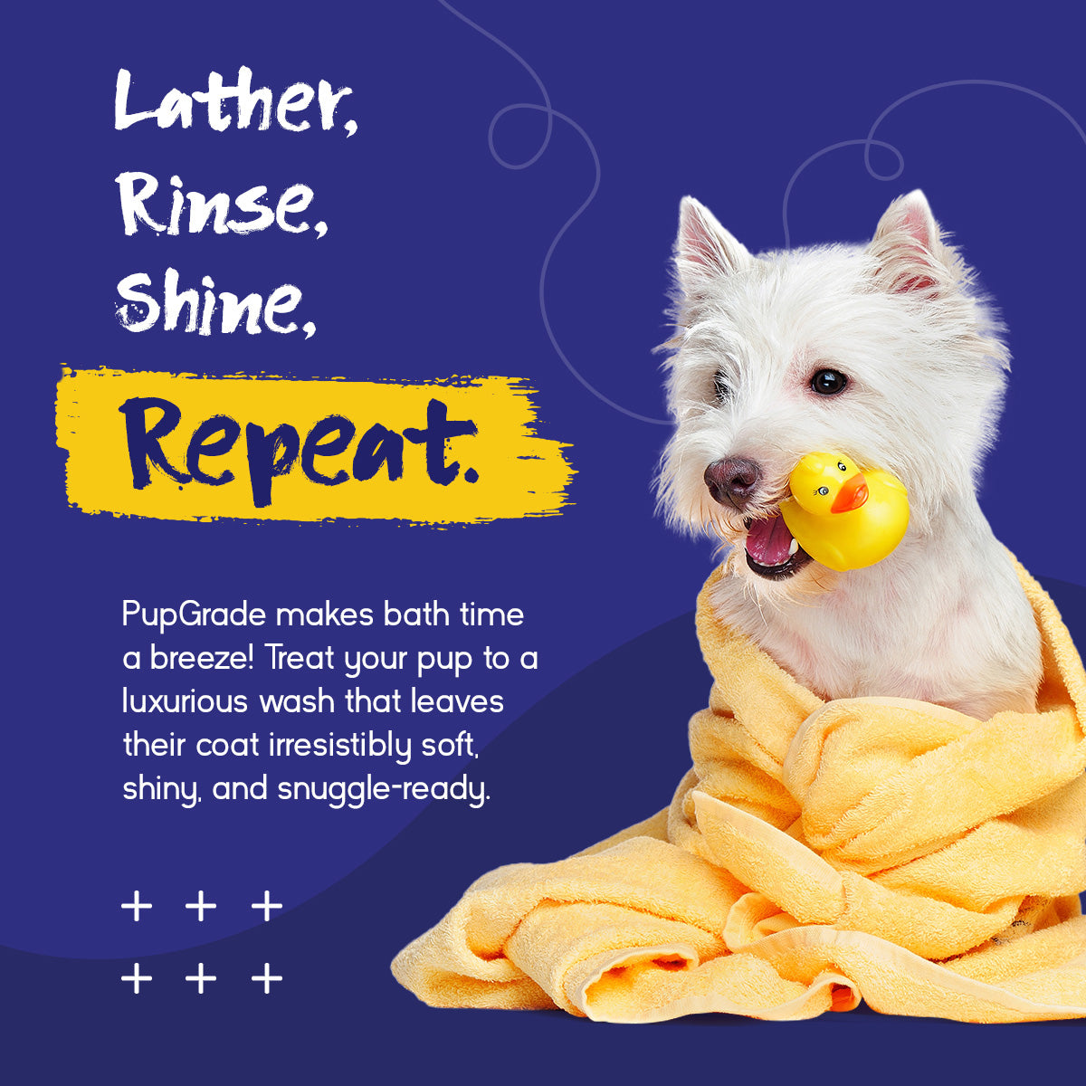 PupGrade Complete Care™ 4-in-1 Dog Shampoo & Conditioner – Clean, Hydrate, Deodorize, Detangle