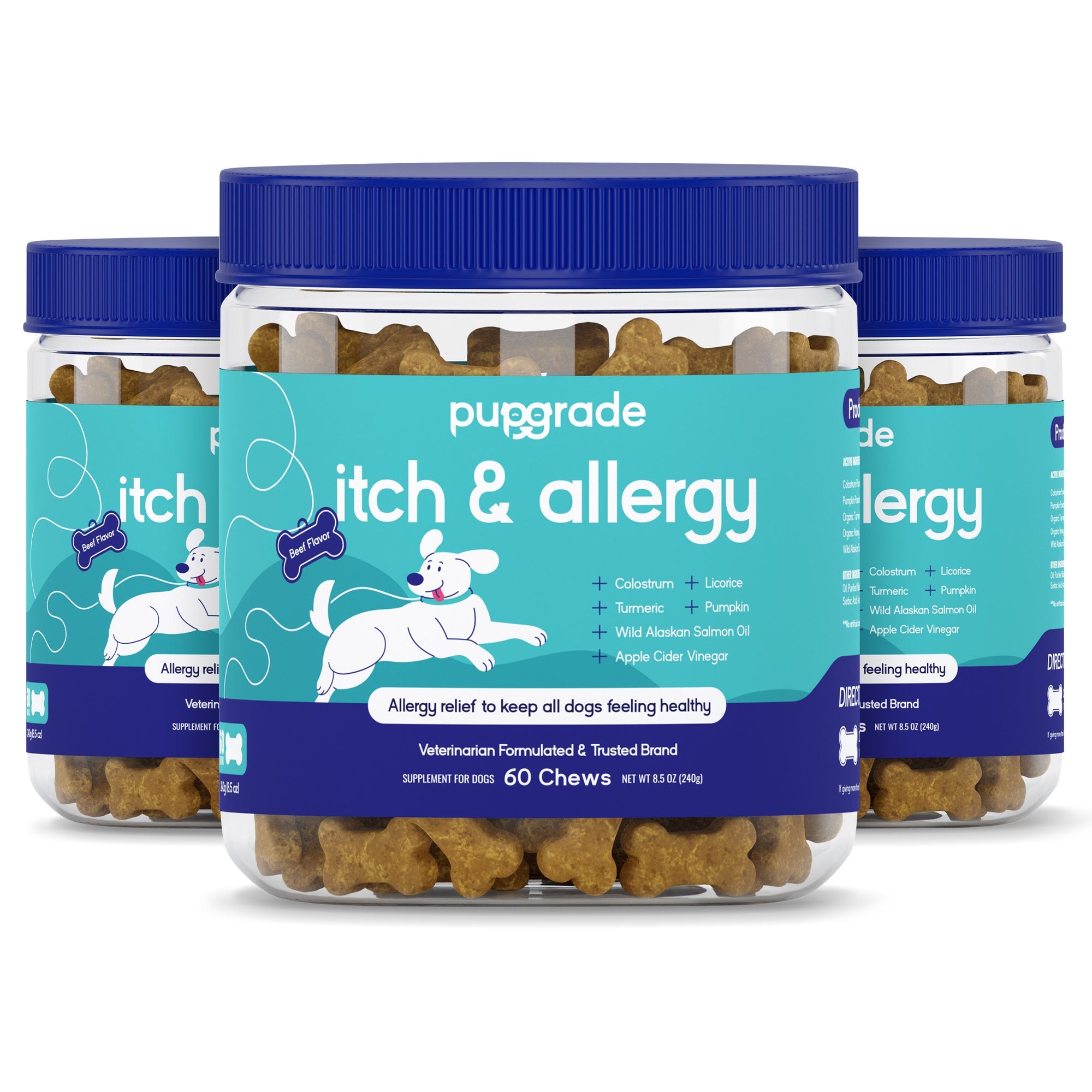 PupGrade™ Itch & Allergy Relief Chews for Dogs – Skin, Coat & Immune Support