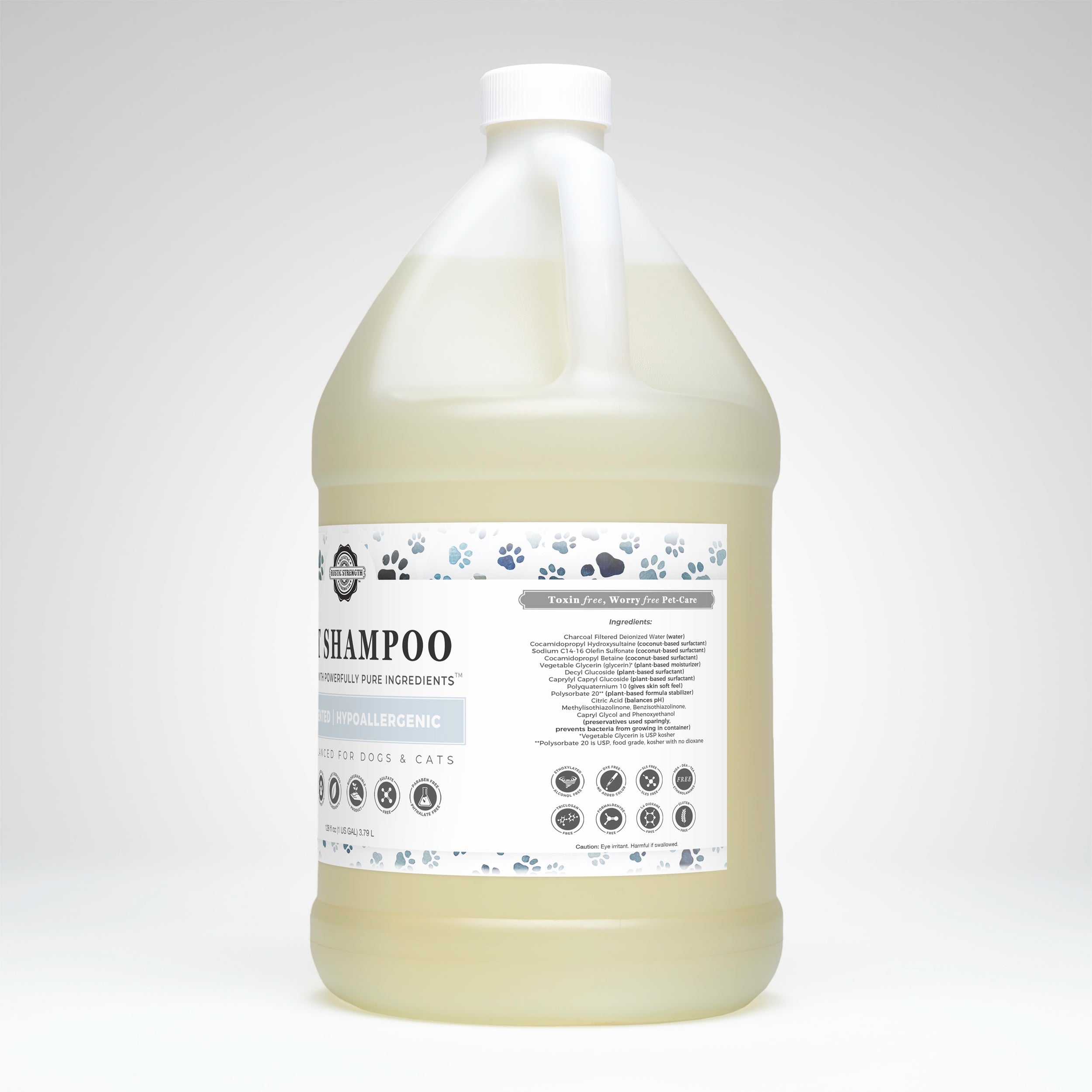 Pure Paws™ Unscented Pet Shampoo – Soothing, Deodorizing & Non-Toxic