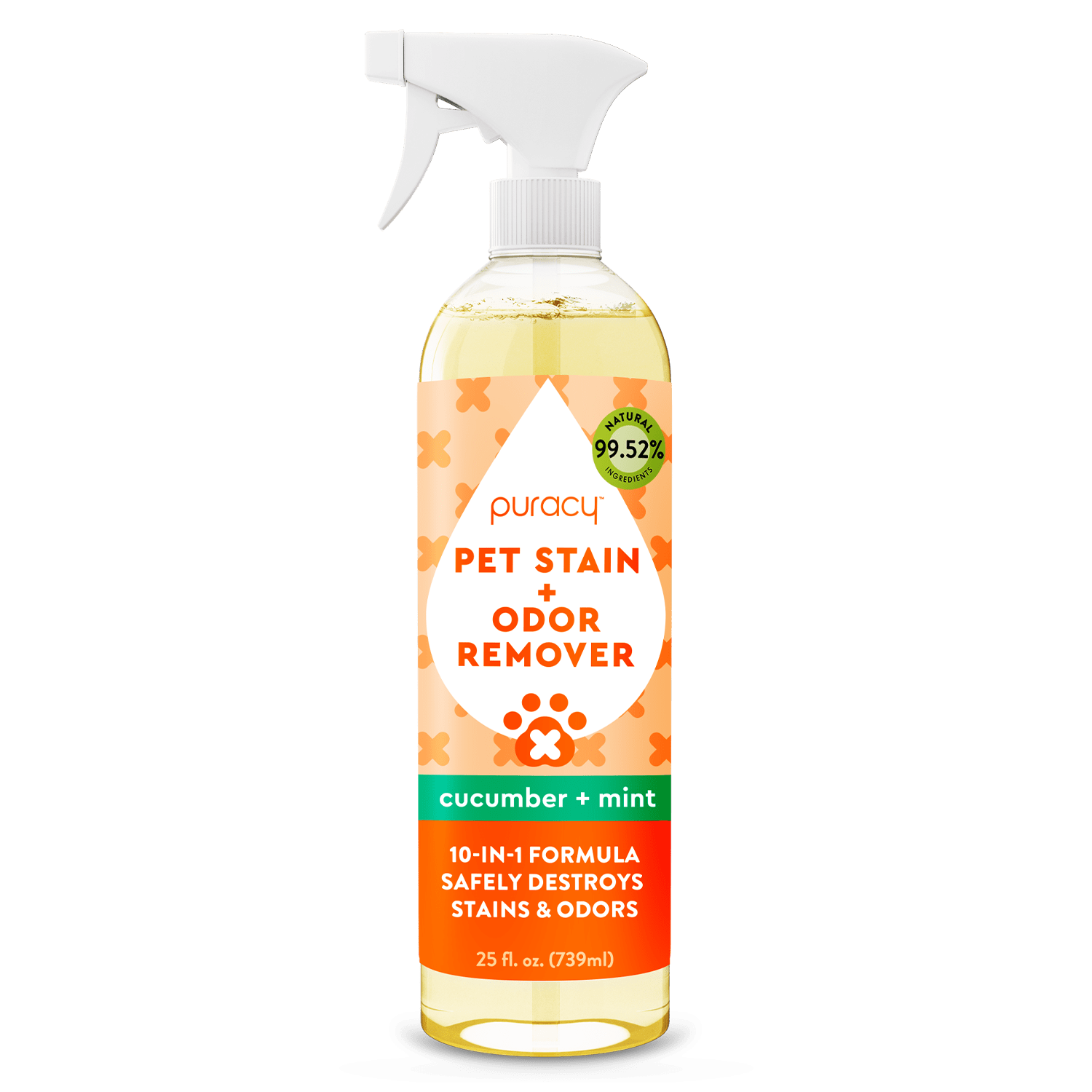Puracy Pet Stain & Odor Remover – Enzyme Cleaner for Urine, Vomit & More