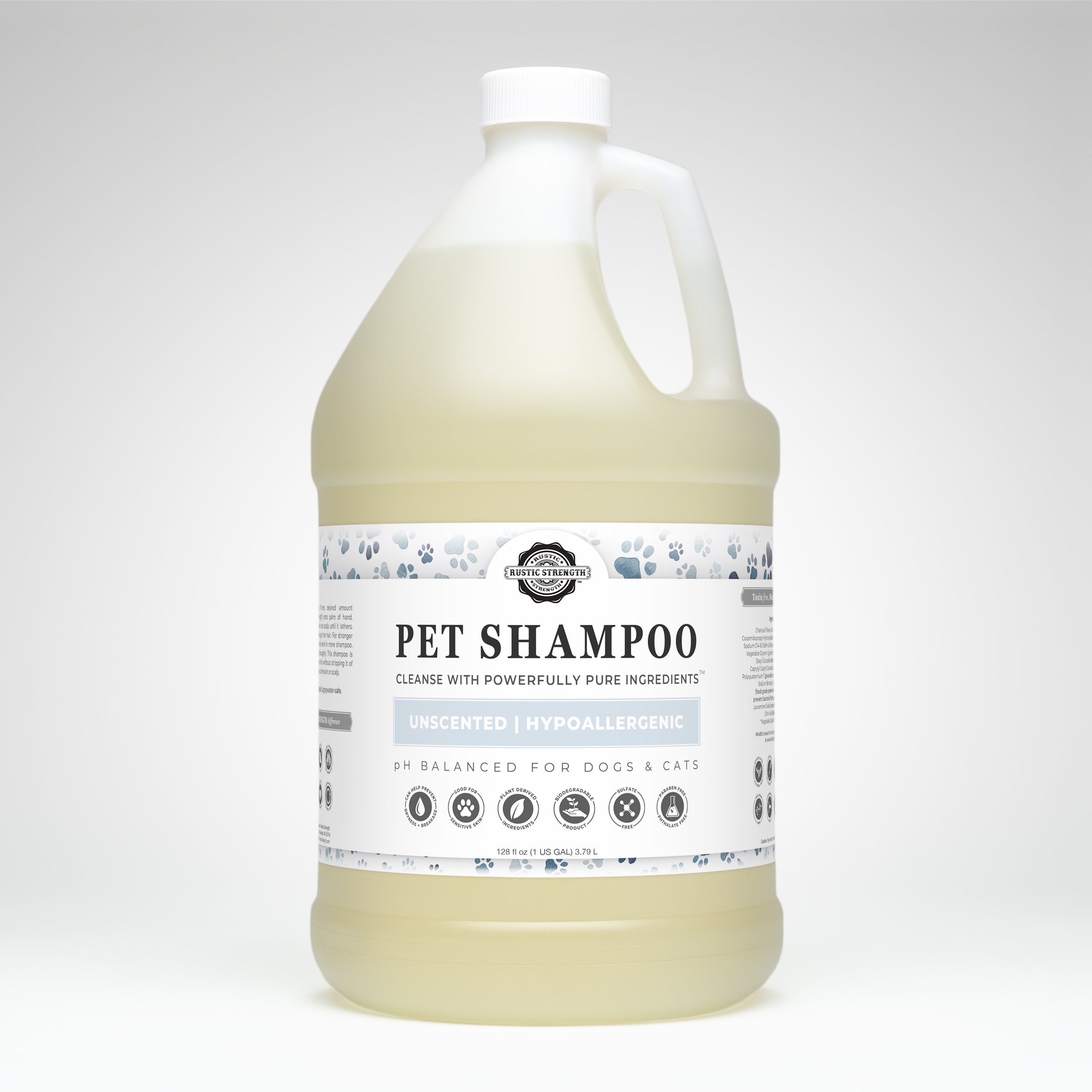 Pure Paws™ Unscented Pet Shampoo – Soothing, Deodorizing & Non-Toxic