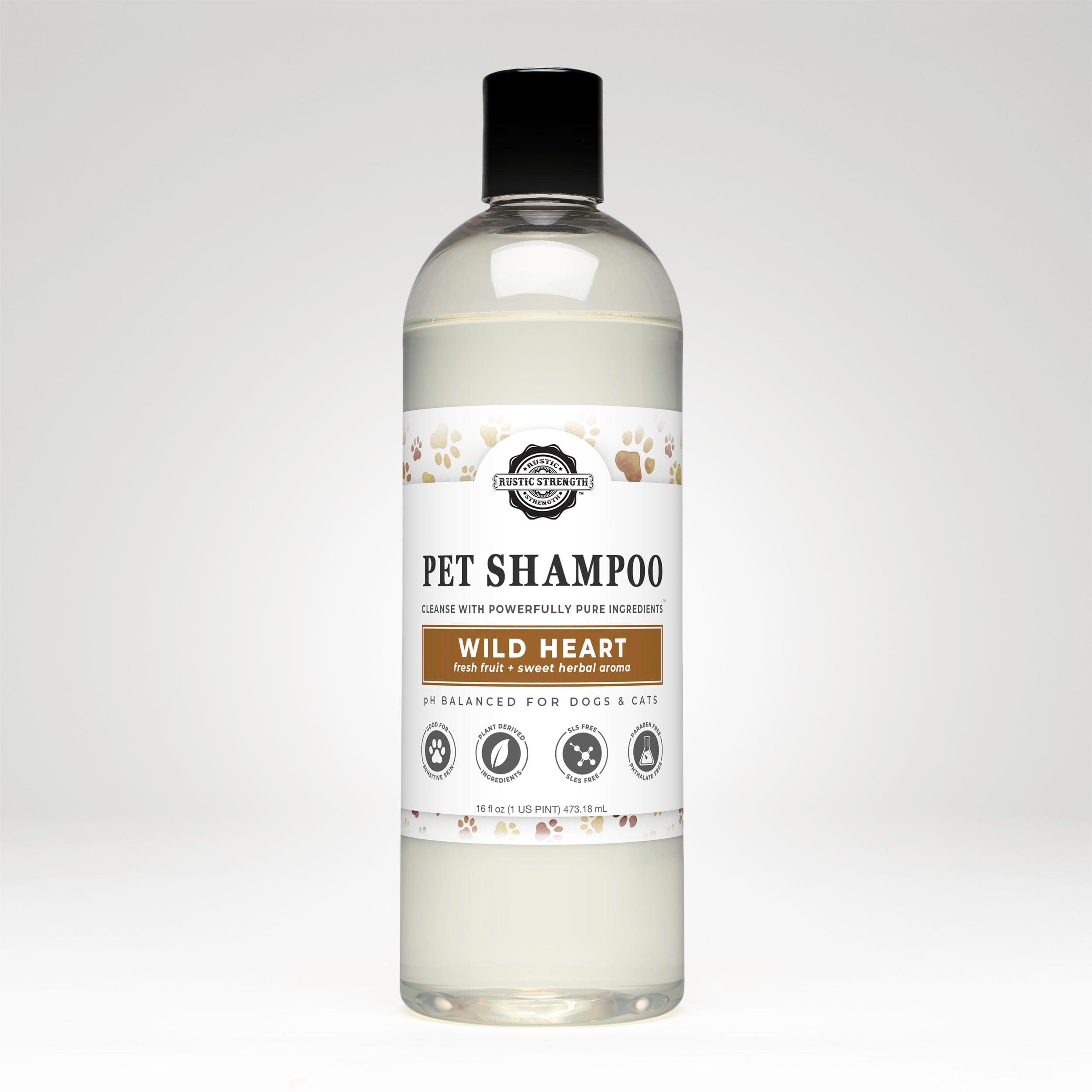 Wild Heart™ Natural Pet Shampoo – Soothing & Deodorizing for Dogs & Cats