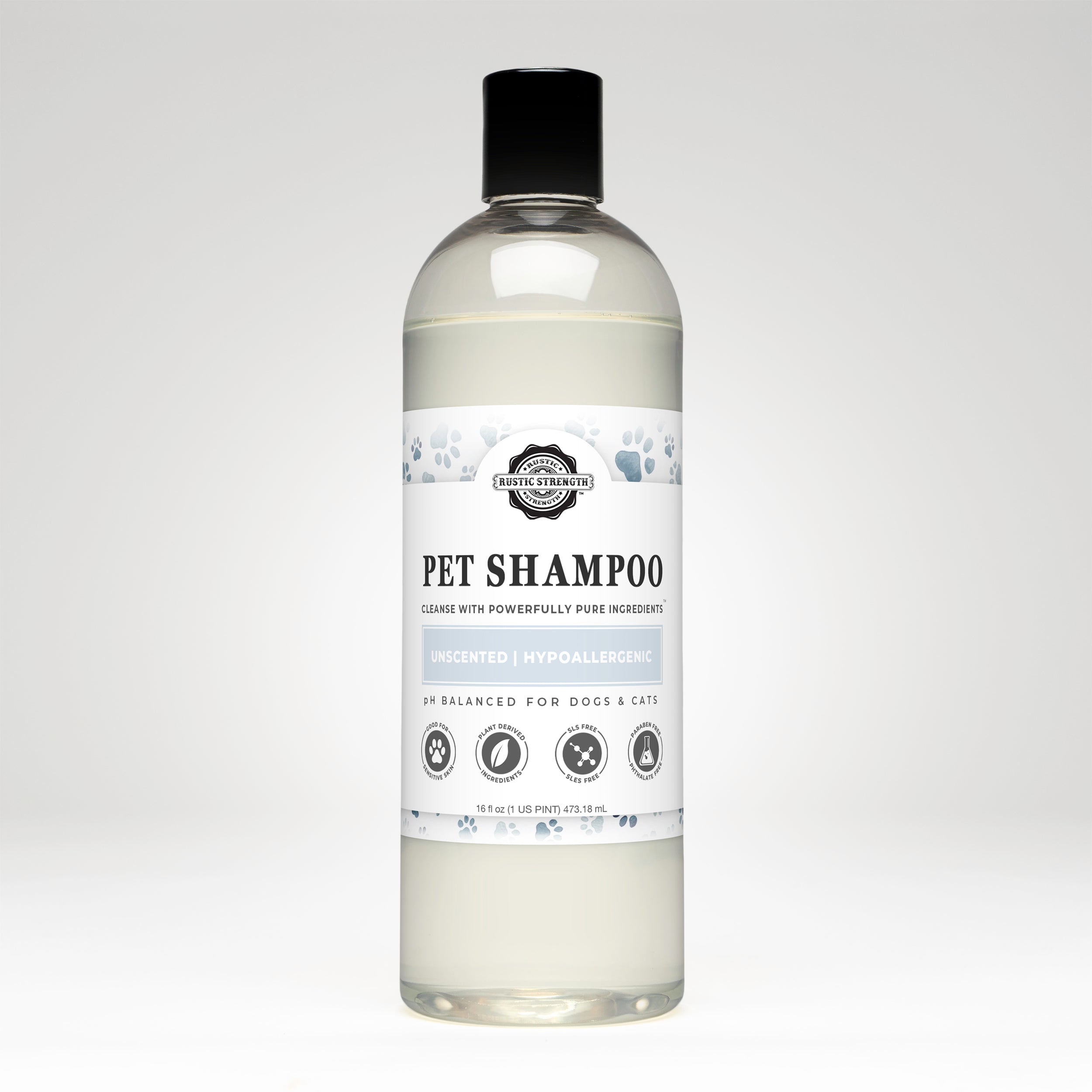 Pure Paws™ Unscented Pet Shampoo – Soothing, Deodorizing & Non-Toxic