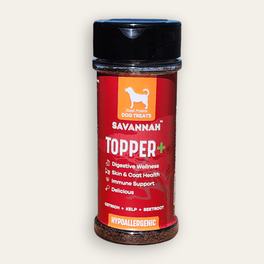 Ostrich & Beetroot Dog Food Topper (3oz) – Gut-Friendly Superfood Boost for Kibble