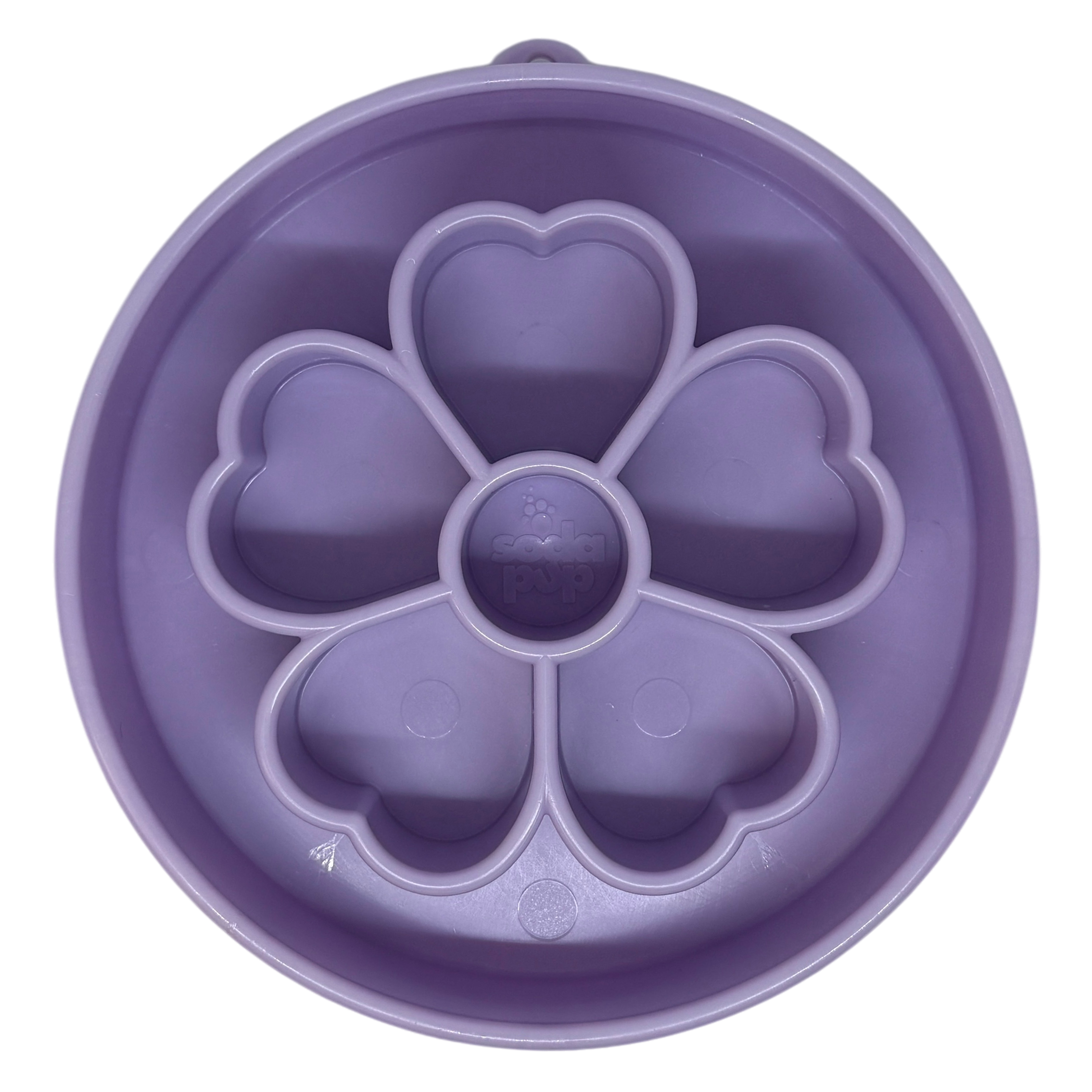 Flower Design eBowl – Slow Feeder Dog Bowl for Healthier Eating
