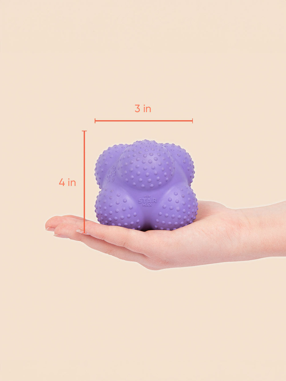 Yomp Pup Star MAX Dog Toy – Durable Natural Rubber Bounce Toy