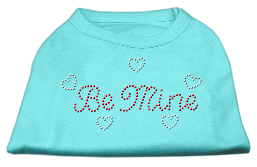 Rhinestone-Embellished 'Be Mine' Shirt for Dogs & Cats - Valentine's Day Special