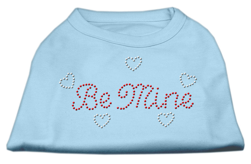 Rhinestone-Embellished 'Be Mine' Shirt for Dogs & Cats - Valentine's Day Special