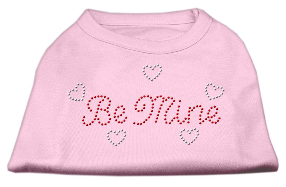 Rhinestone-Embellished 'Be Mine' Shirt for Dogs & Cats - Valentine's Day Special