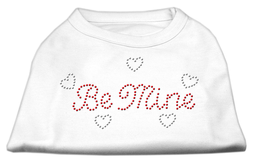 Rhinestone-Embellished 'Be Mine' Shirt for Dogs & Cats - Valentine's Day Special