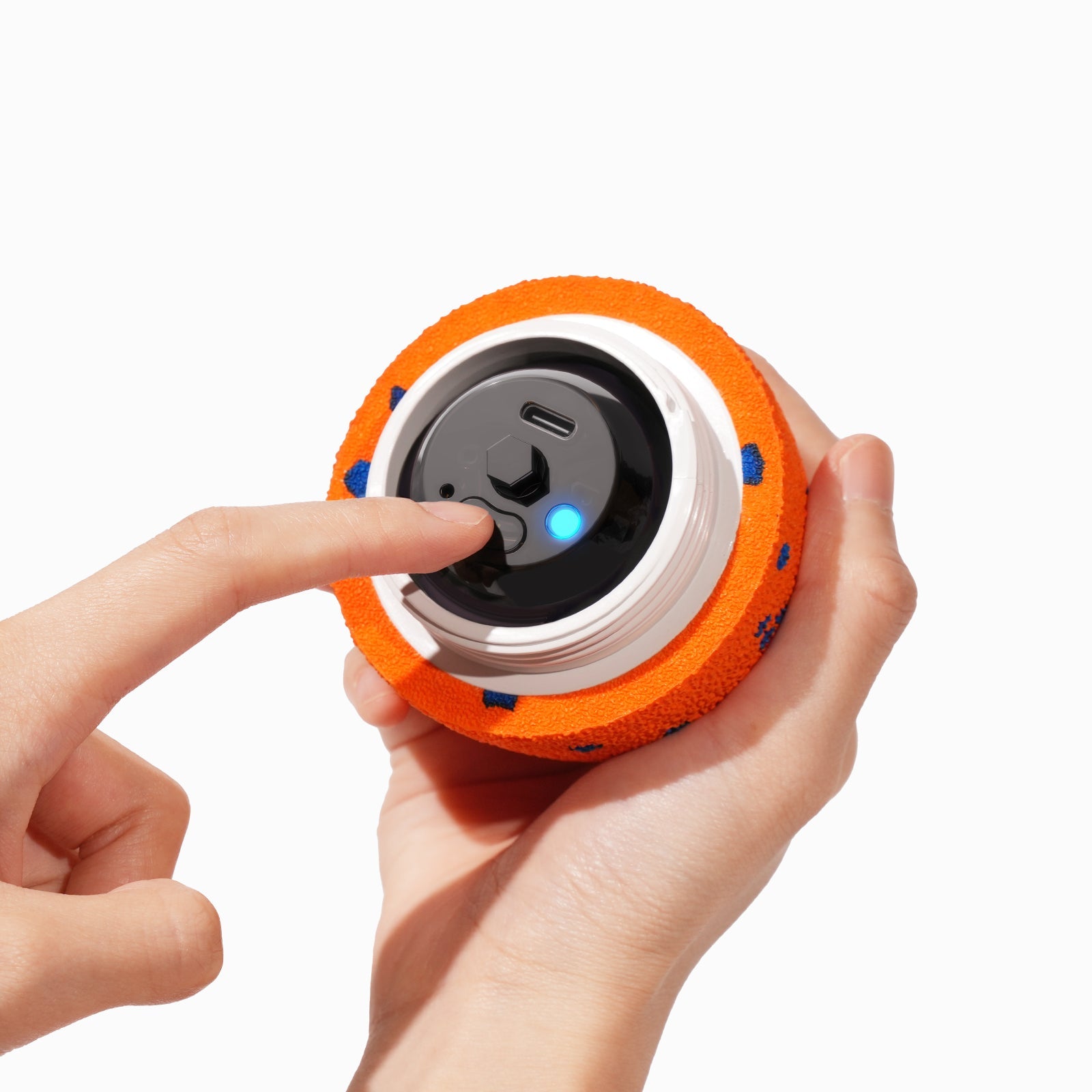 Creeble® Wicked Rugby Interactive Dog Toy – Smart Moving Squeaky Fetch Toy