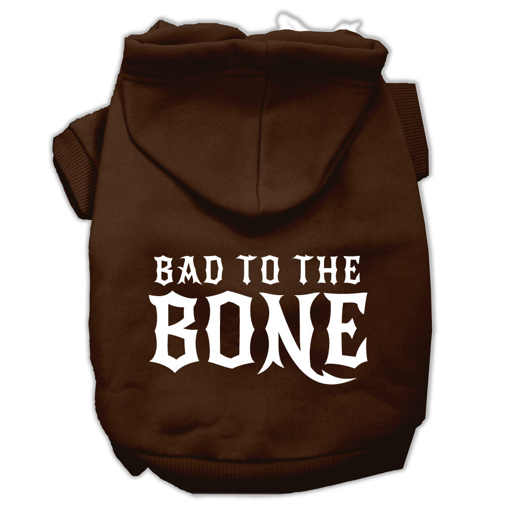 Bad to the Bone Dog & Cat Hoodie – Funny Pet Sweatshirt