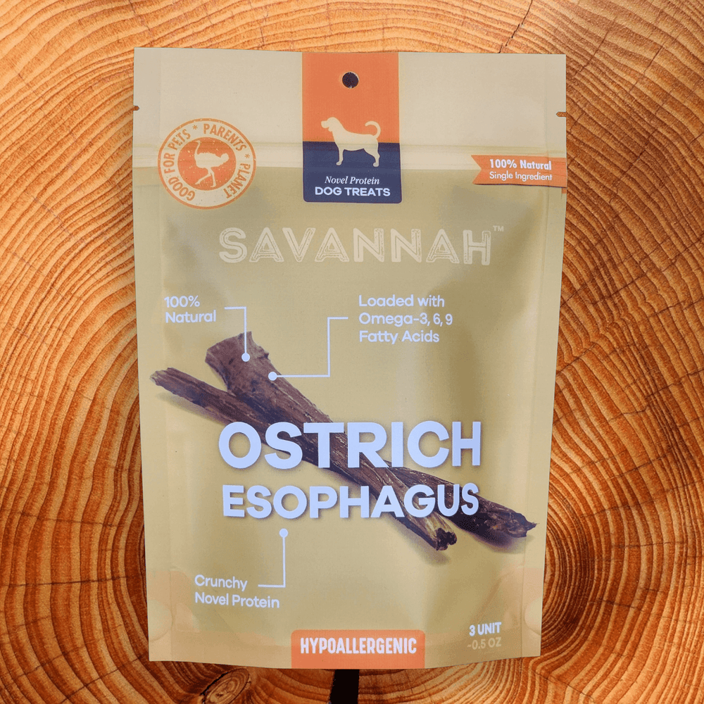 Ultimate Ostrich Power Chewer Box (Medium) – 8 Hypoallergenic, Long-Lasting Treats for Tough Dogs