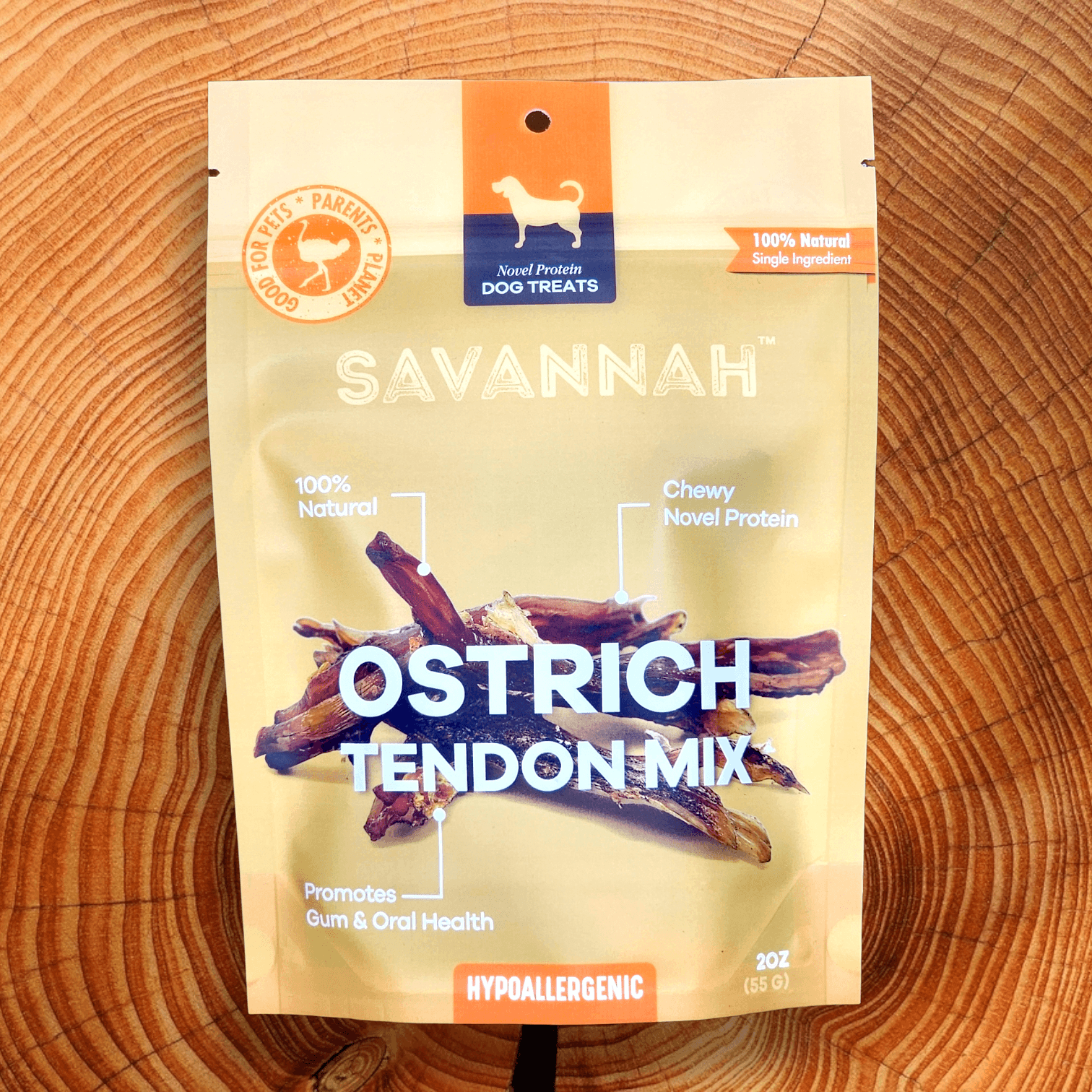 Moderate Chewer Ostrich Treat Box – 8 Premium Items (25% Off)