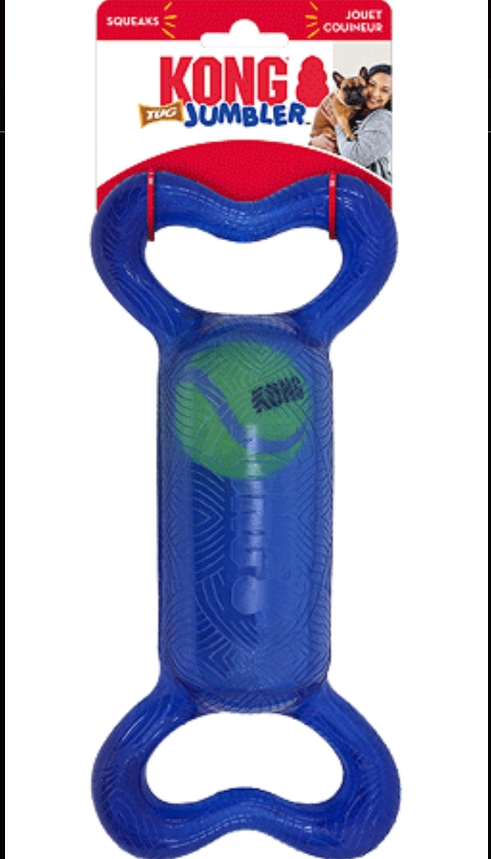 KONG Jumbler Tug - Perfect Interactive Dog Toy