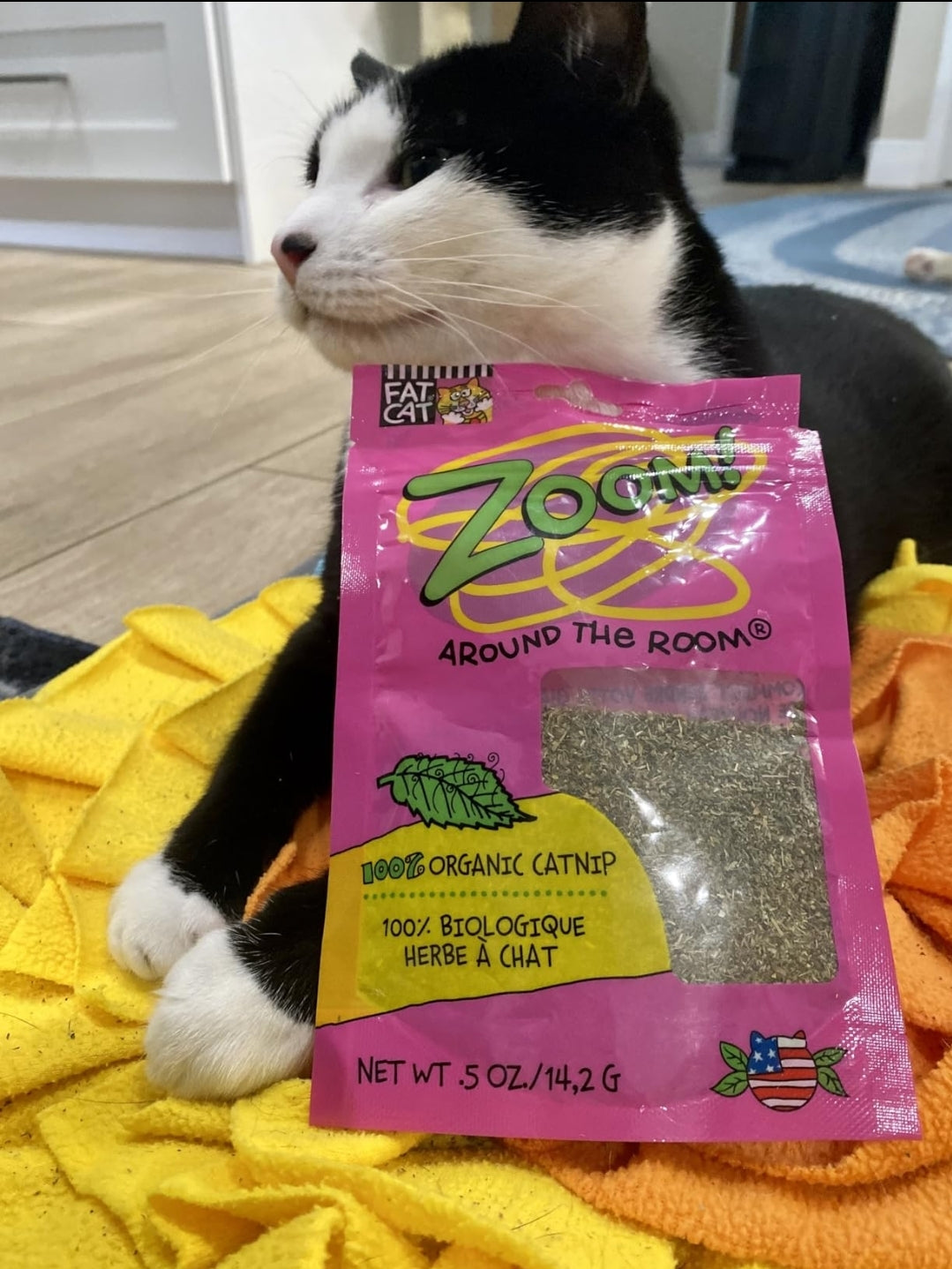 100%Organic Catnip BAMBOO Zoom! – The Best Natural Catnip for Happy Cats