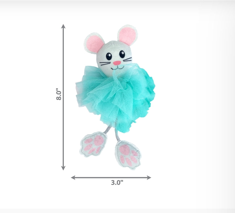 KONG Flingaroo Tutu: Interactive Cat Toy with Bells, Tulle, and Premium Catnip for Endless Play