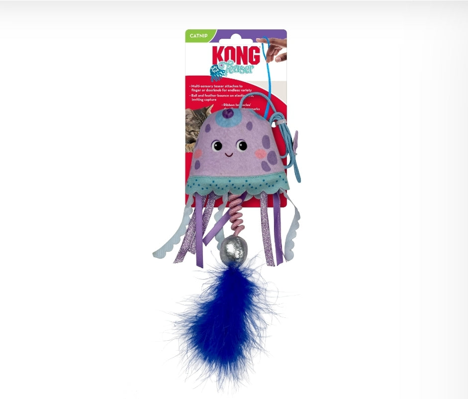 KONG Jellyfish Teaser Cat Toy – Interactive Play for Active Cats