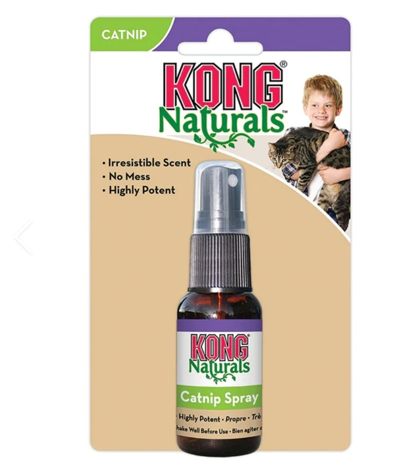 KONG Natural Catnip Spray: Irresistible Fun for Your Cat!