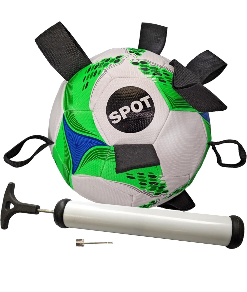 Spot Tabbie Soccer Ball Dog Toy with Pump - Durable Fun for All Sizes